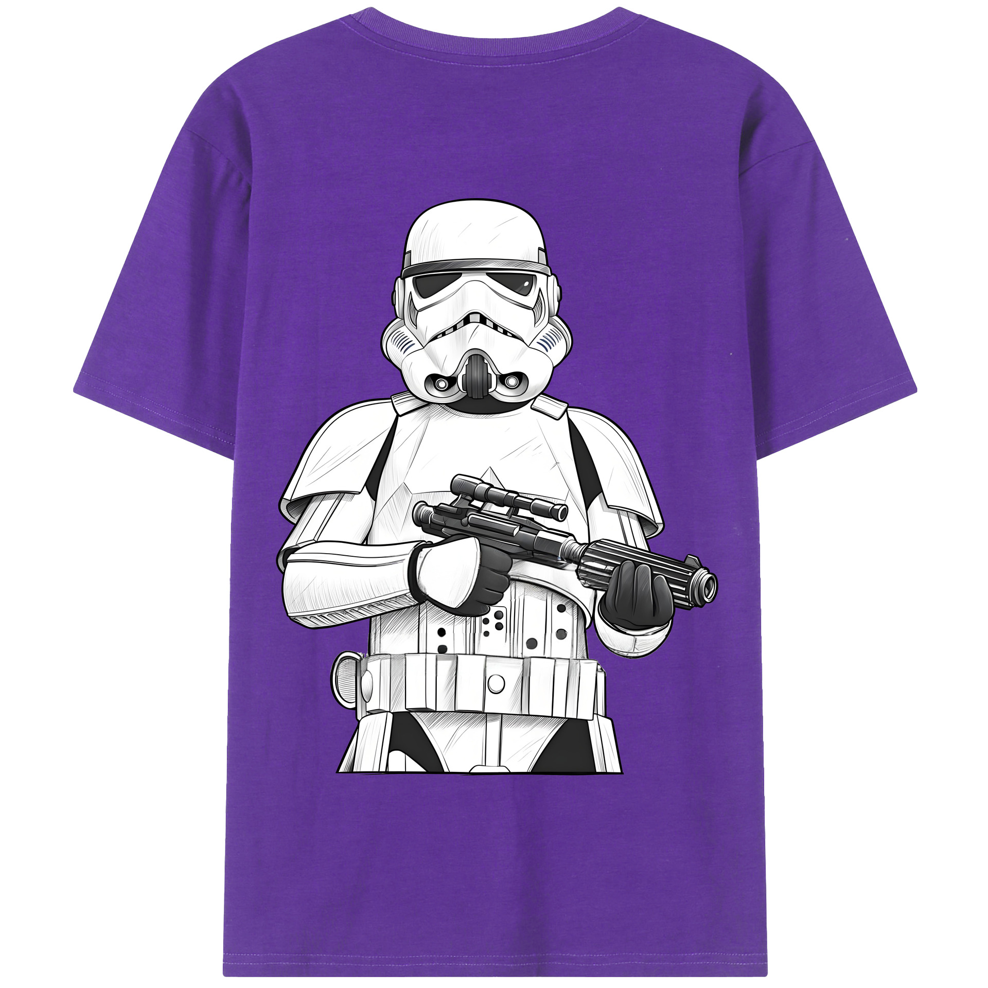 （画像用） スター・ウォーズ Star Wars 綿100％半袖Tシャツ（背面プリント）