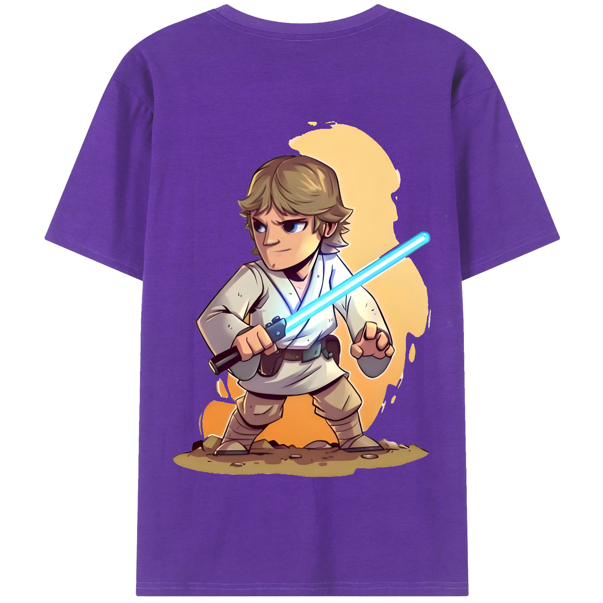 （画像用） スター・ウォーズ Star Wars 綿100％半袖Tシャツ（背面プリント）