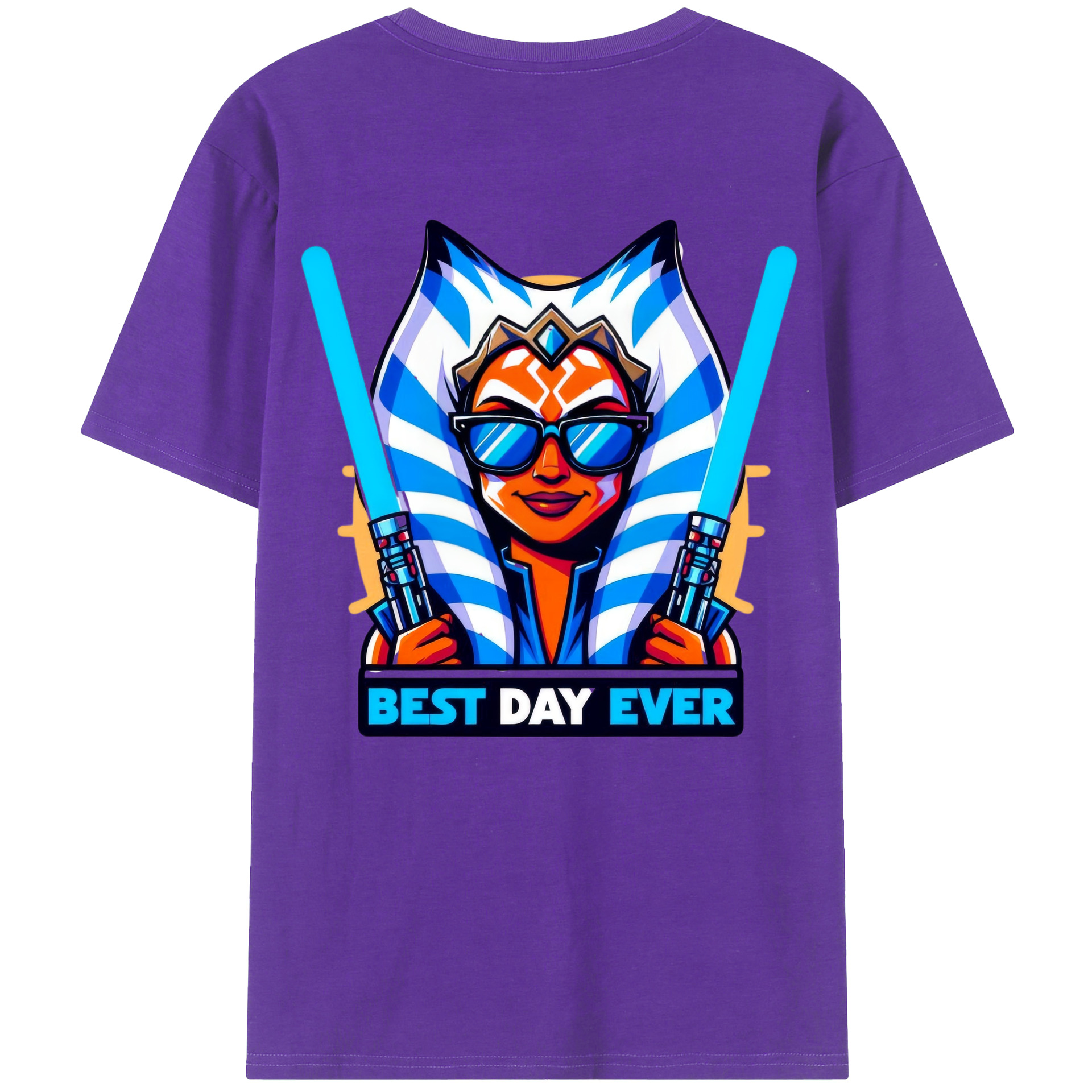 （画像用） スター・ウォーズ Star Wars 綿100％半袖Tシャツ（背面プリント）