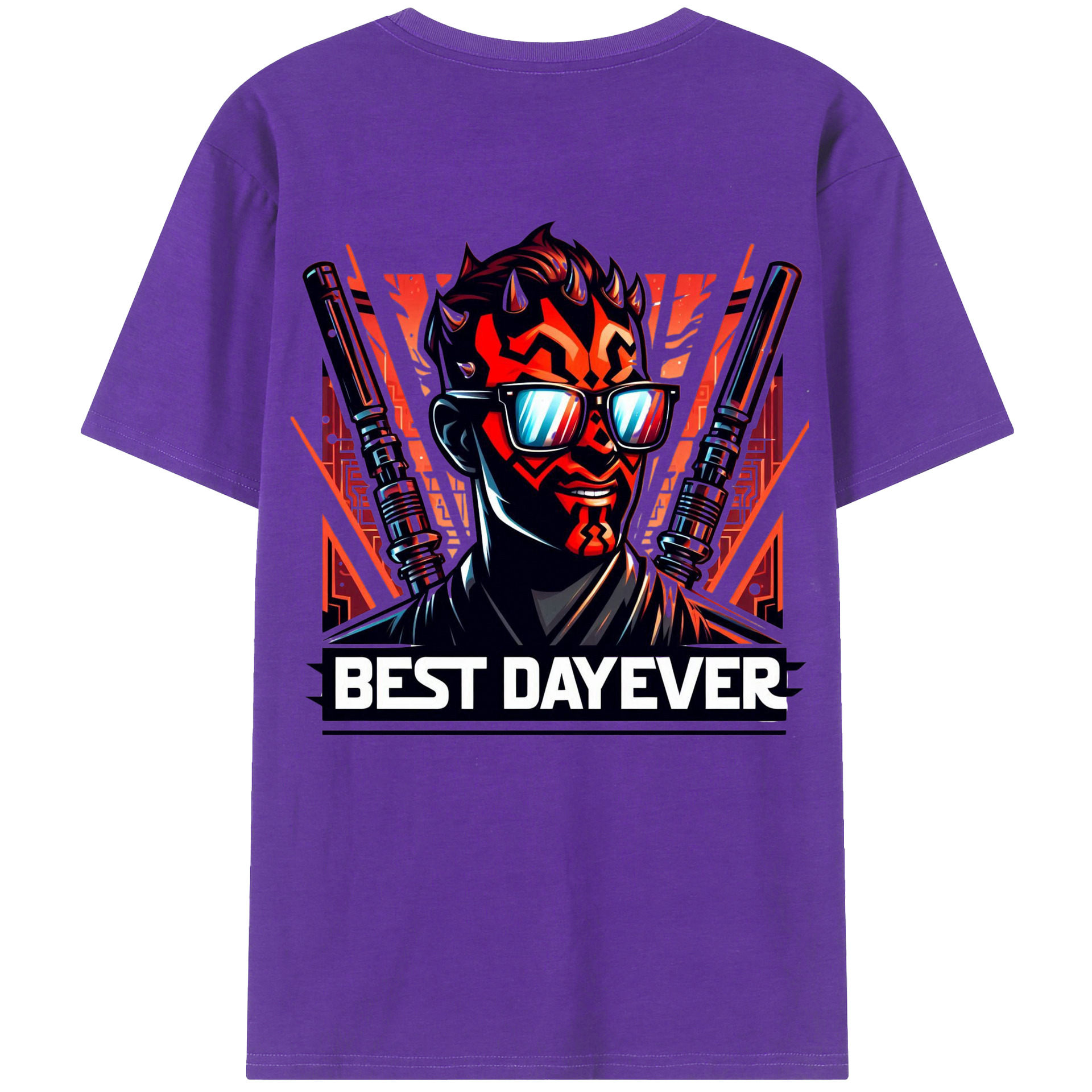 （画像用） スター・ウォーズ Star Wars 綿100％半袖Tシャツ（背面プリント）