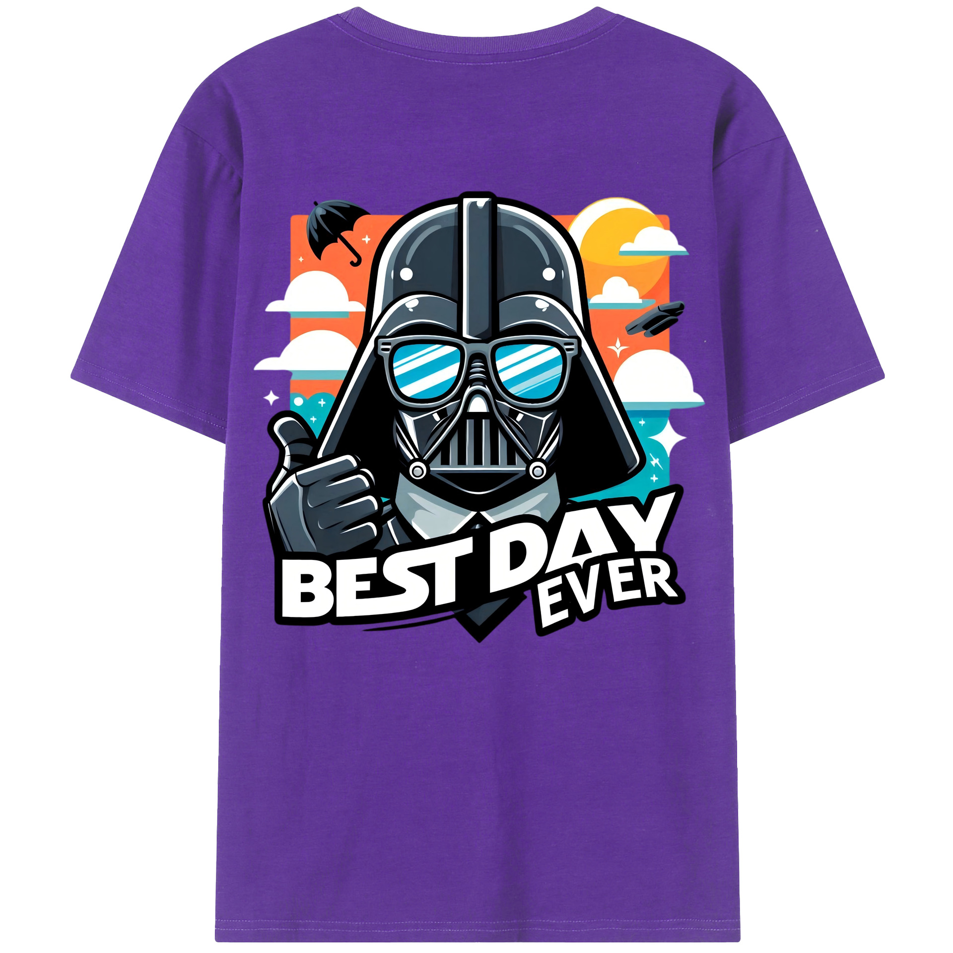 （画像用） スター・ウォーズ Star Wars 綿100％半袖Tシャツ（背面プリント）