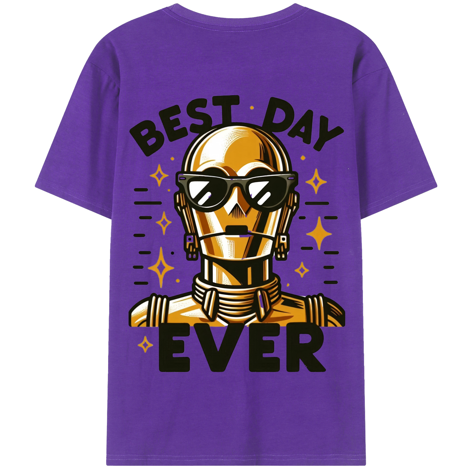 （画像用） スター・ウォーズ Star Wars 綿100％半袖Tシャツ（背面プリント）