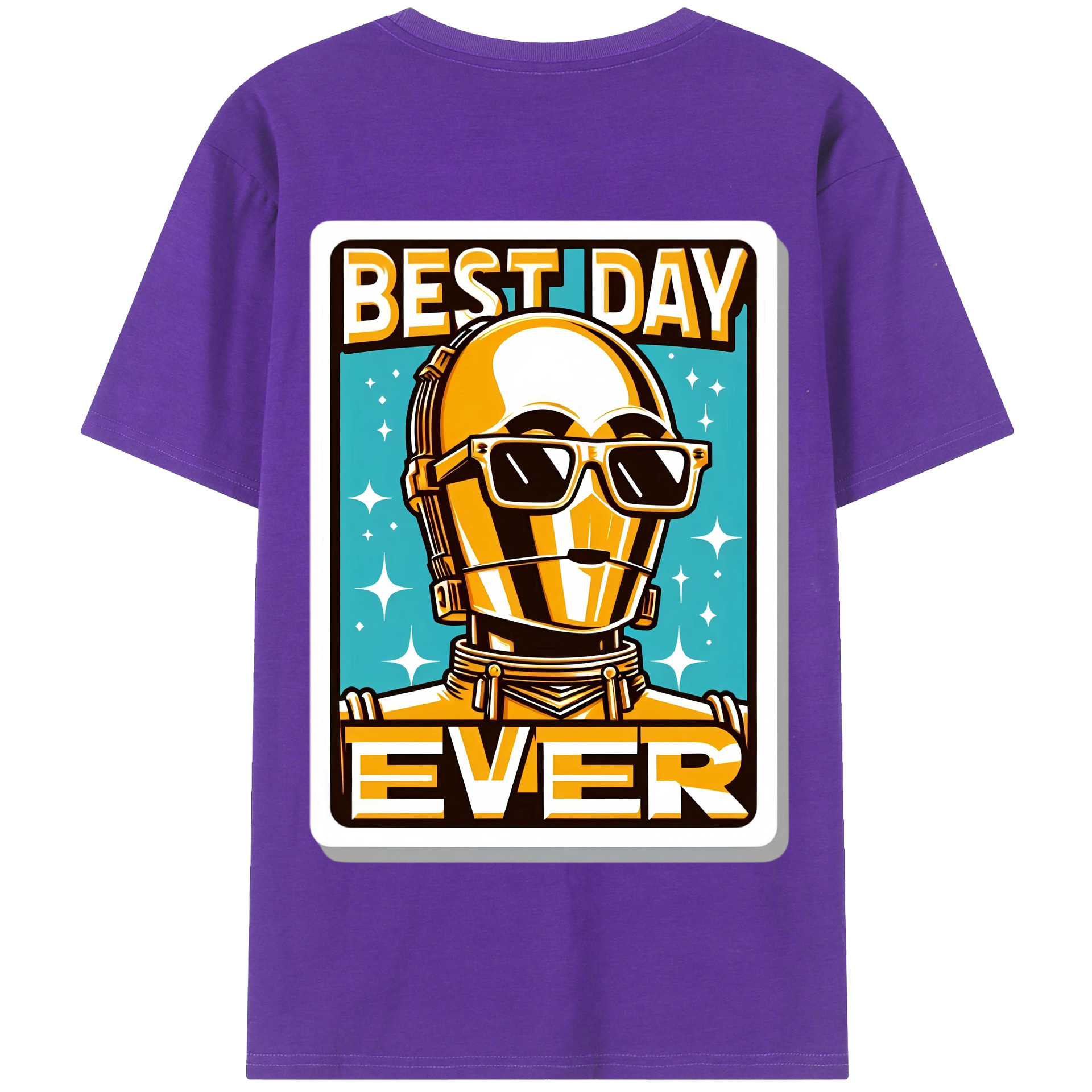 （画像用） スター・ウォーズ Star Wars 綿100％半袖Tシャツ（背面プリント）