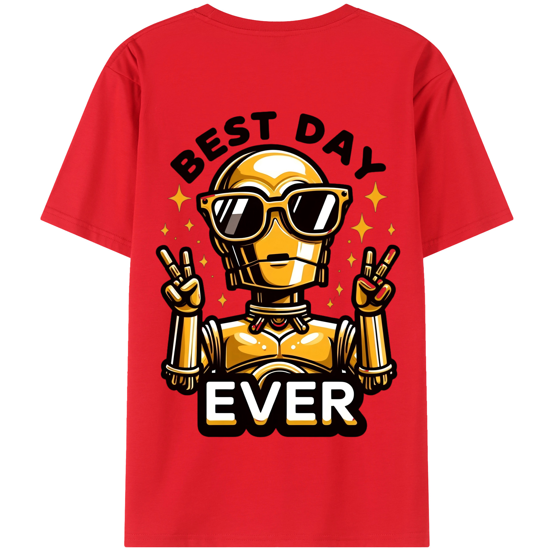 （画像用） スター・ウォーズ Star Wars 綿100％半袖Tシャツ（背面プリント）