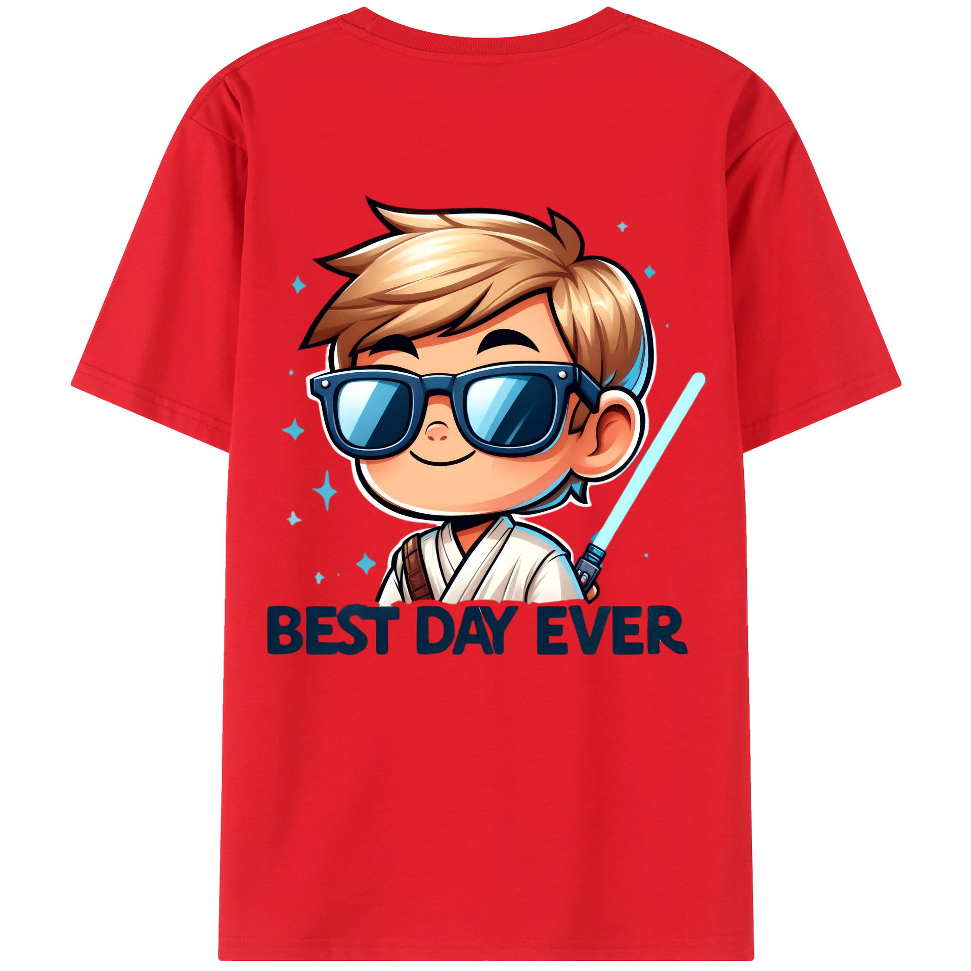 （画像用） スター・ウォーズ Star Wars 綿100％半袖Tシャツ（背面プリント）