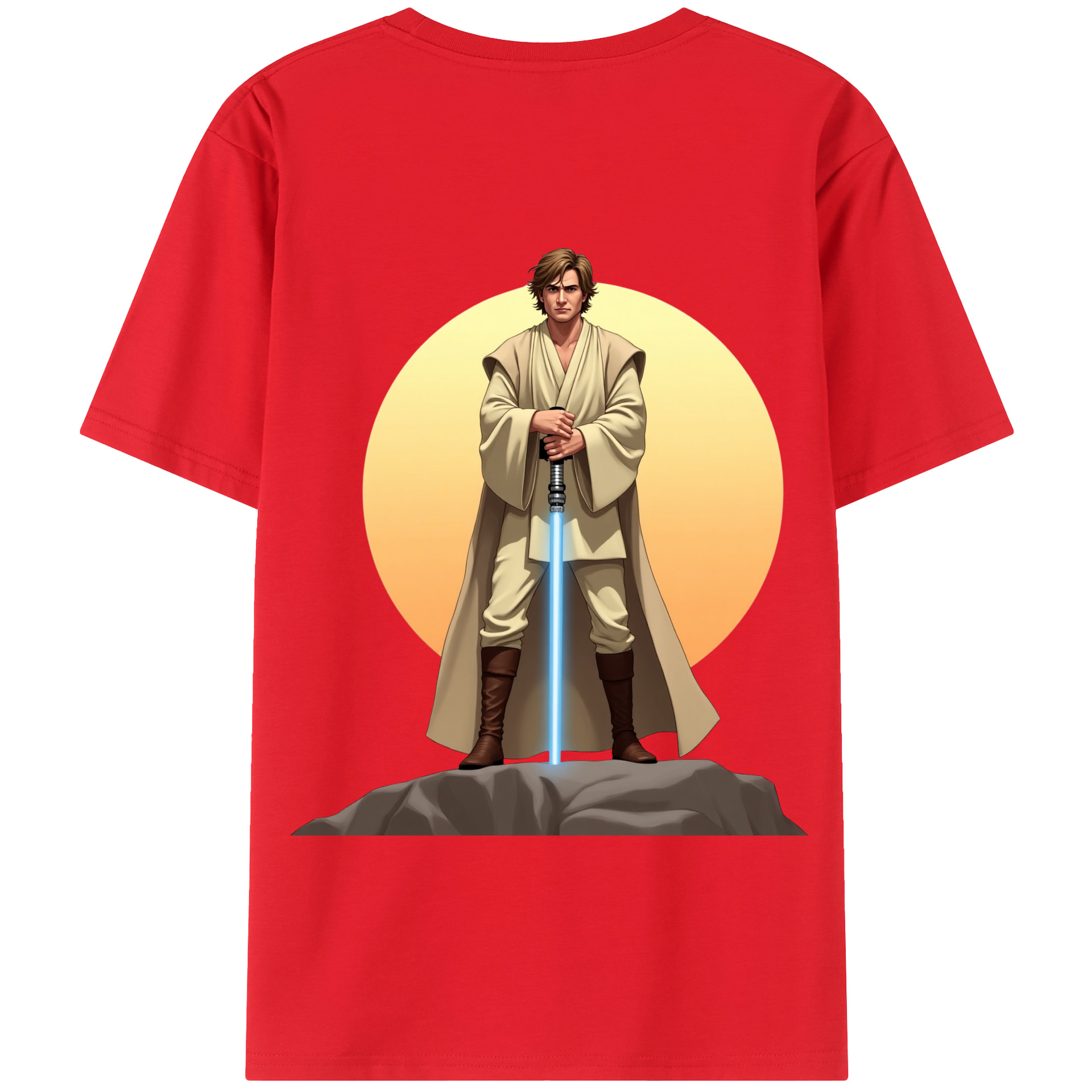 （画像用） スター・ウォーズ Star Wars 綿100％半袖Tシャツ（背面プリント）