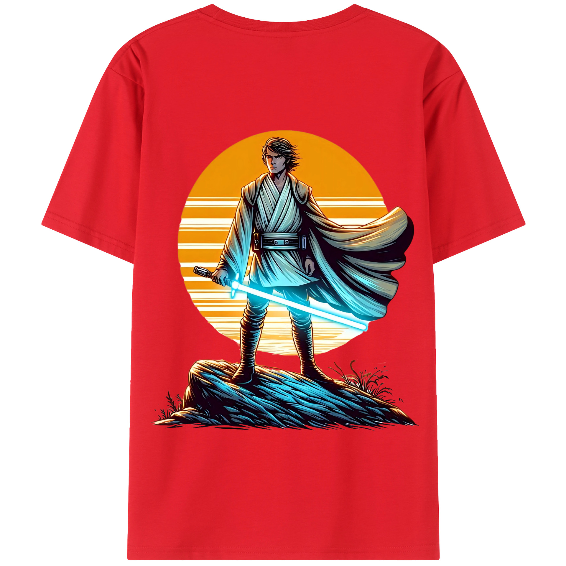 （画像用） スター・ウォーズ Star Wars 綿100％半袖Tシャツ（背面プリント）