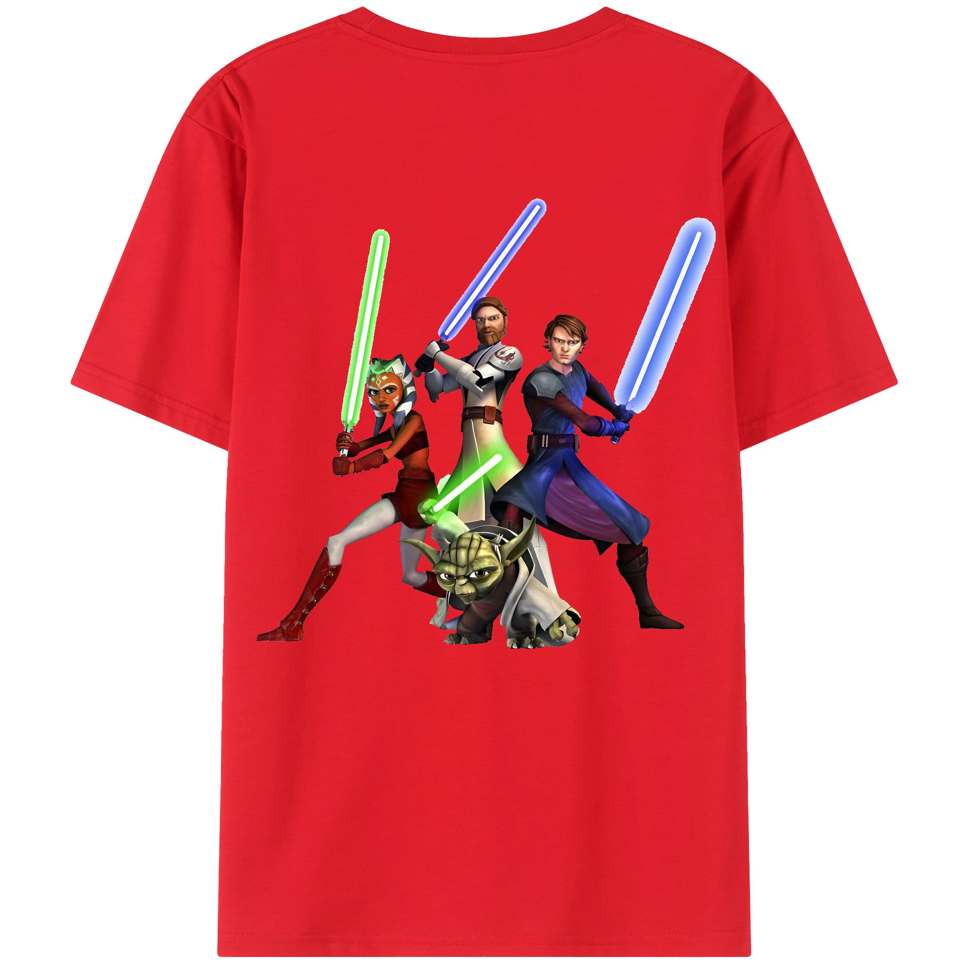 （画像用） スター・ウォーズ Star Wars 綿100％半袖Tシャツ（背面プリント）
