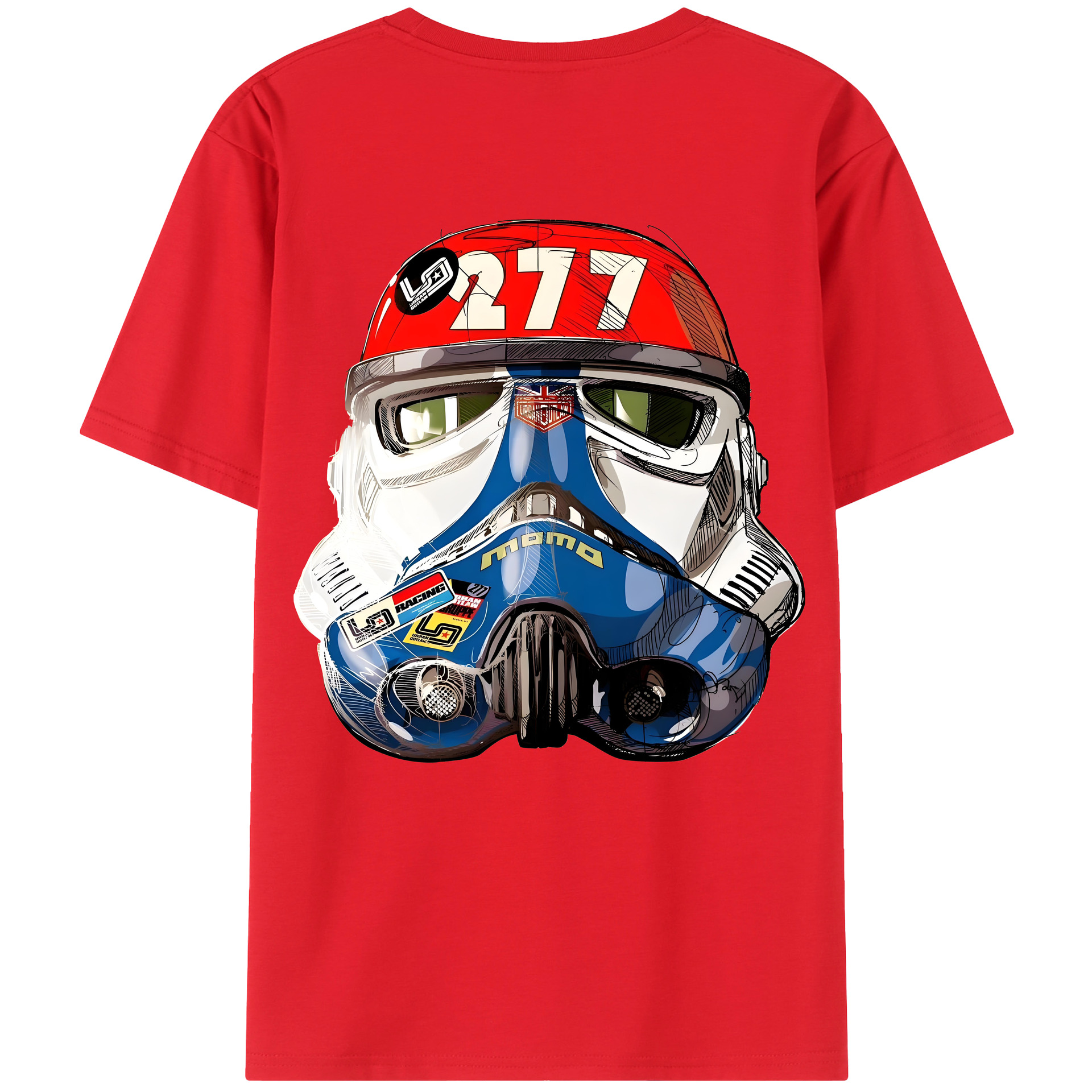 （画像用） スター・ウォーズ Star Wars 綿100％半袖Tシャツ（背面プリント）