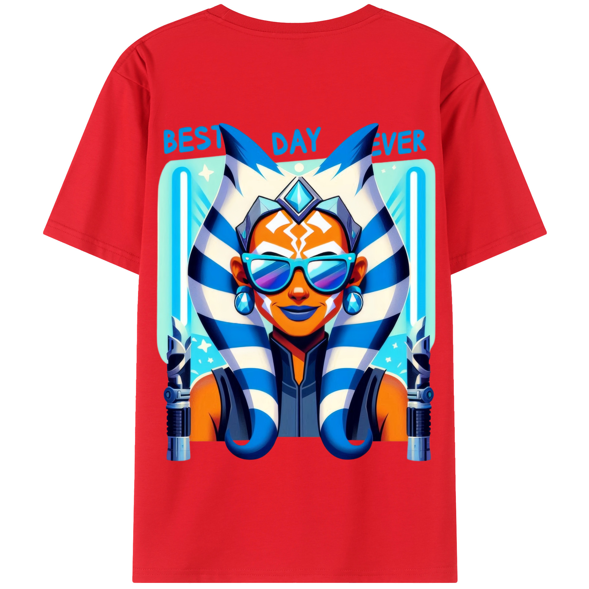 （画像用） スター・ウォーズ Star Wars 綿100％半袖Tシャツ（背面プリント）