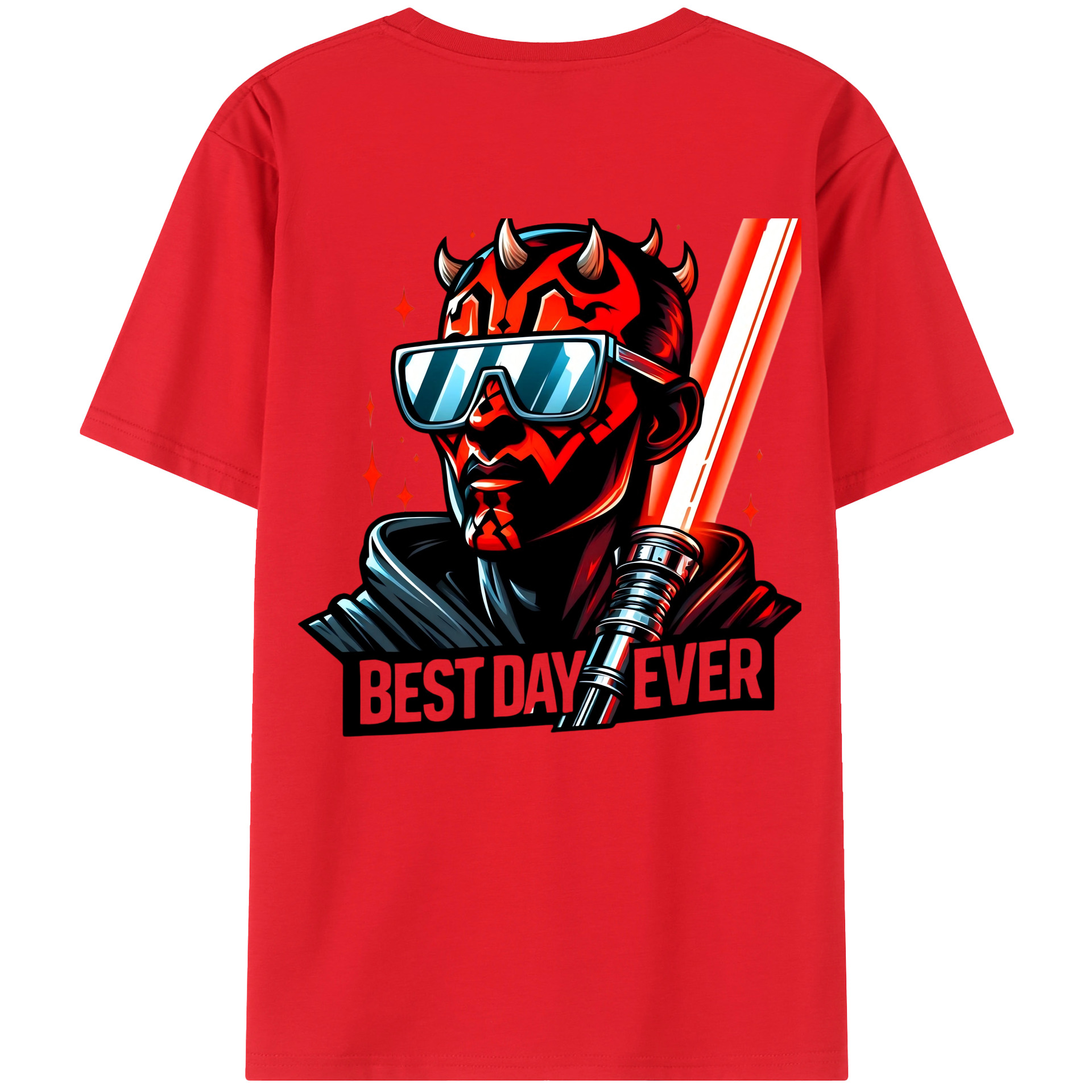 （画像用） スター・ウォーズ Star Wars 綿100％半袖Tシャツ（背面プリント）