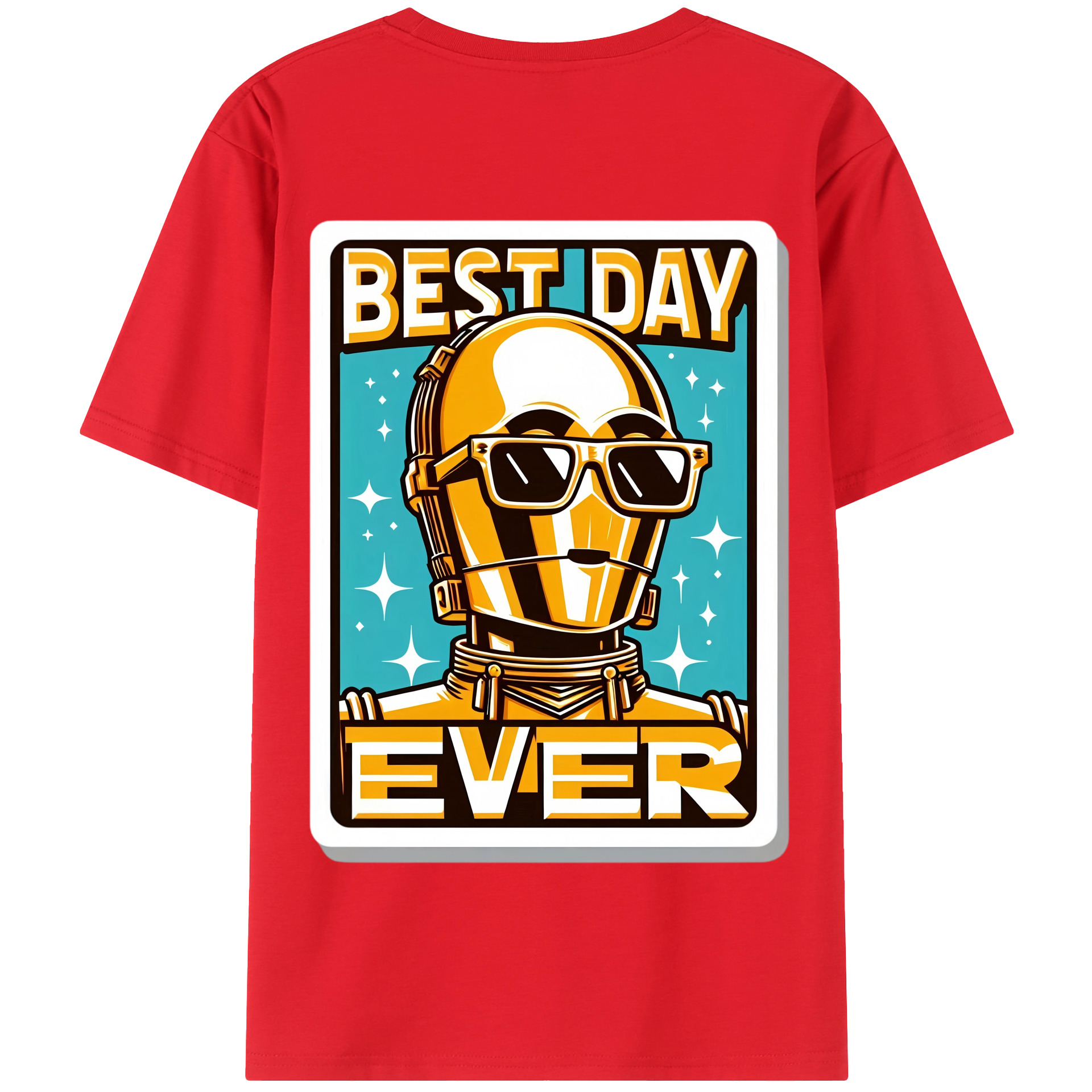 （画像用） スター・ウォーズ Star Wars 綿100％半袖Tシャツ（背面プリント）