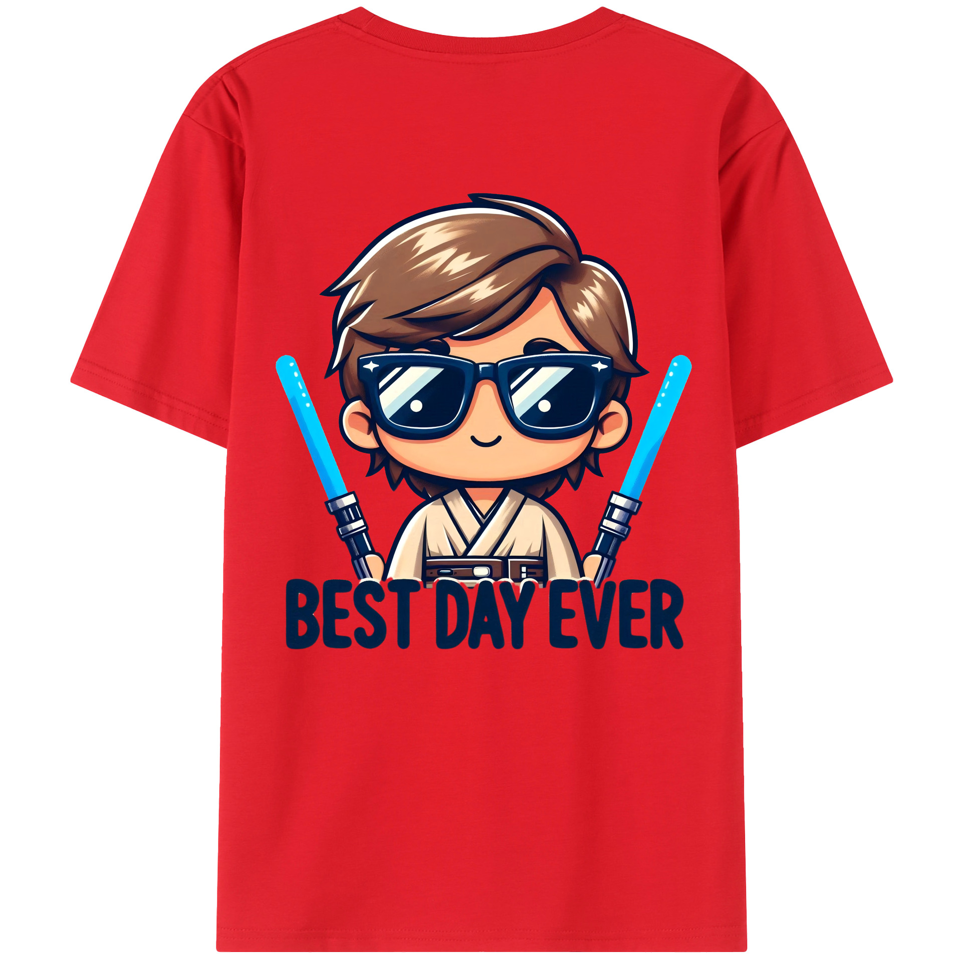 （画像用） スター・ウォーズ Star Wars 綿100％半袖Tシャツ（背面プリント）
