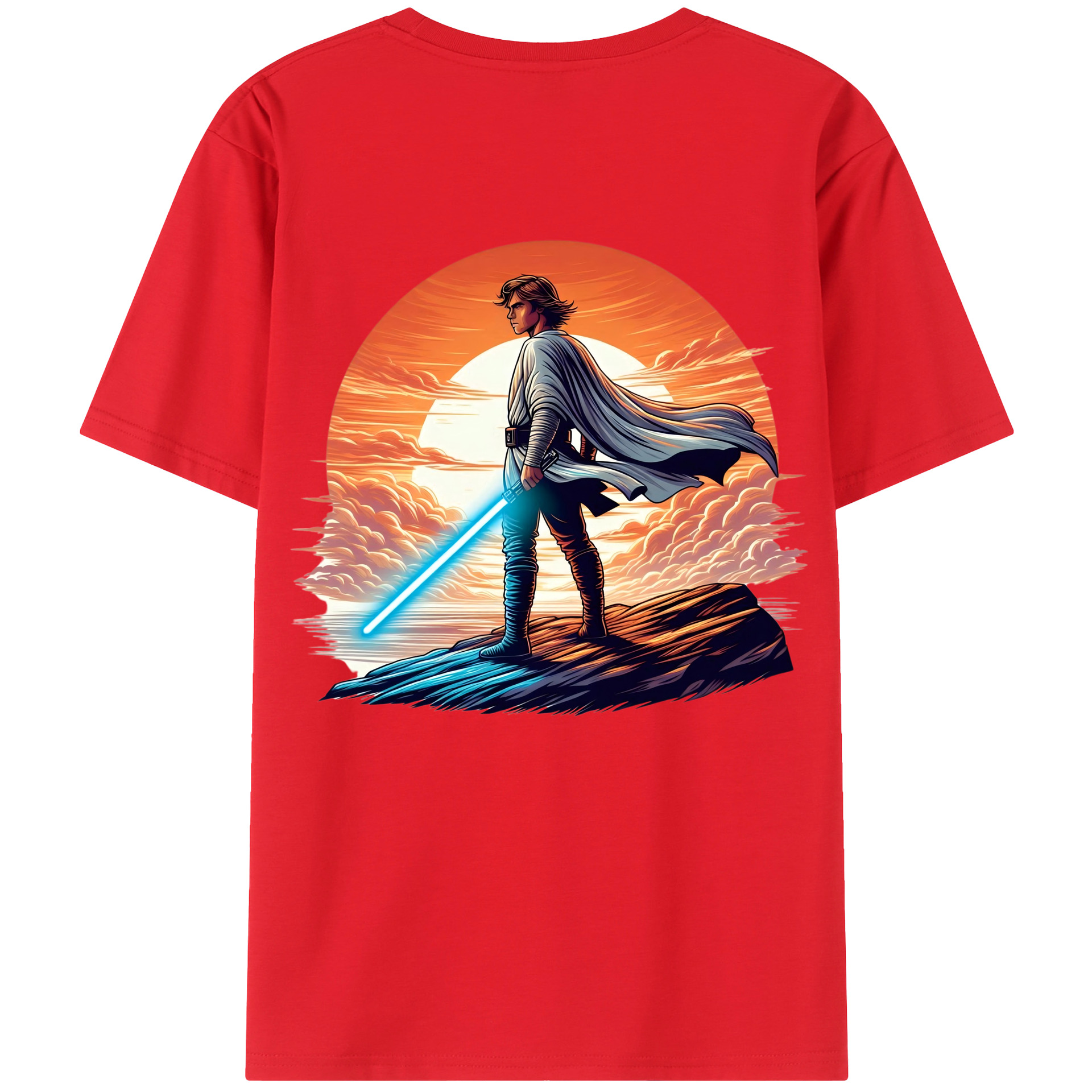 （画像用） スター・ウォーズ Star Wars 綿100％半袖Tシャツ（背面プリント）