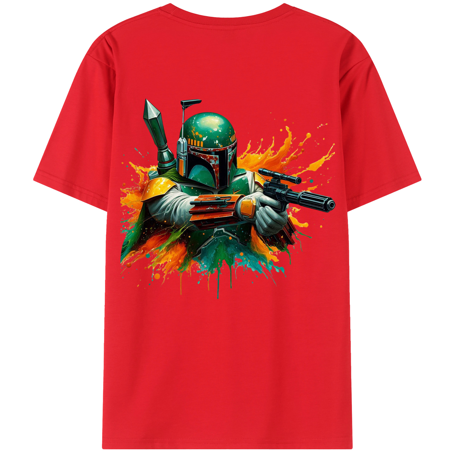 （画像用） スター・ウォーズ Star Wars 綿100％半袖Tシャツ（背面プリント）