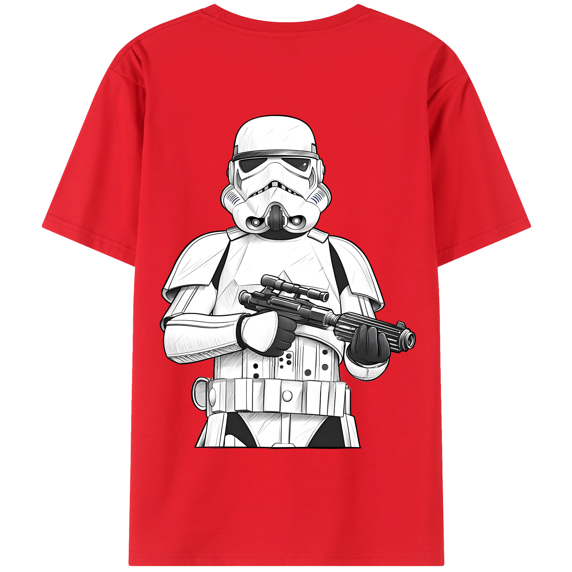 （画像用） スター・ウォーズ Star Wars 綿100％半袖Tシャツ（背面プリント）