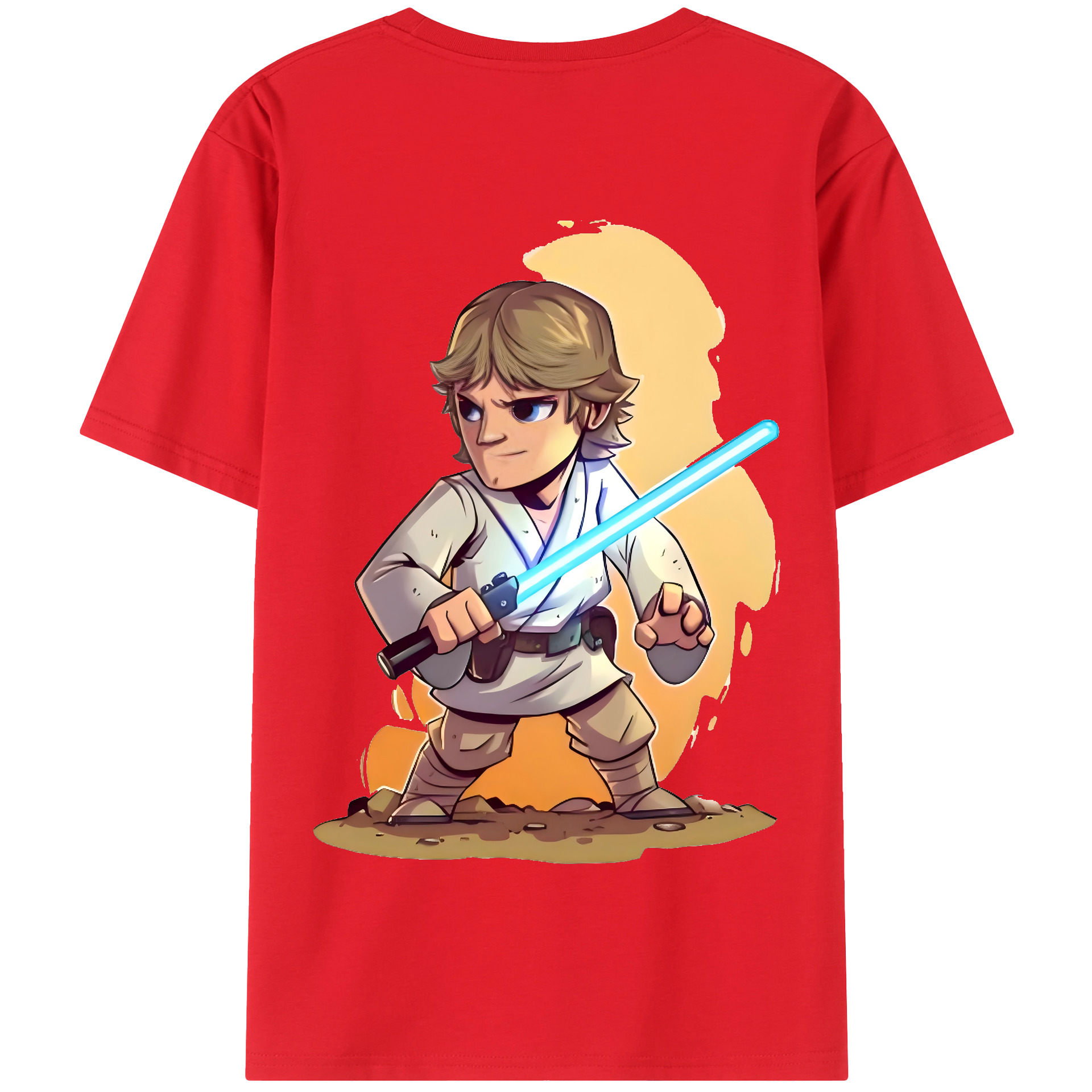 （画像用） スター・ウォーズ Star Wars 綿100％半袖Tシャツ（背面プリント）