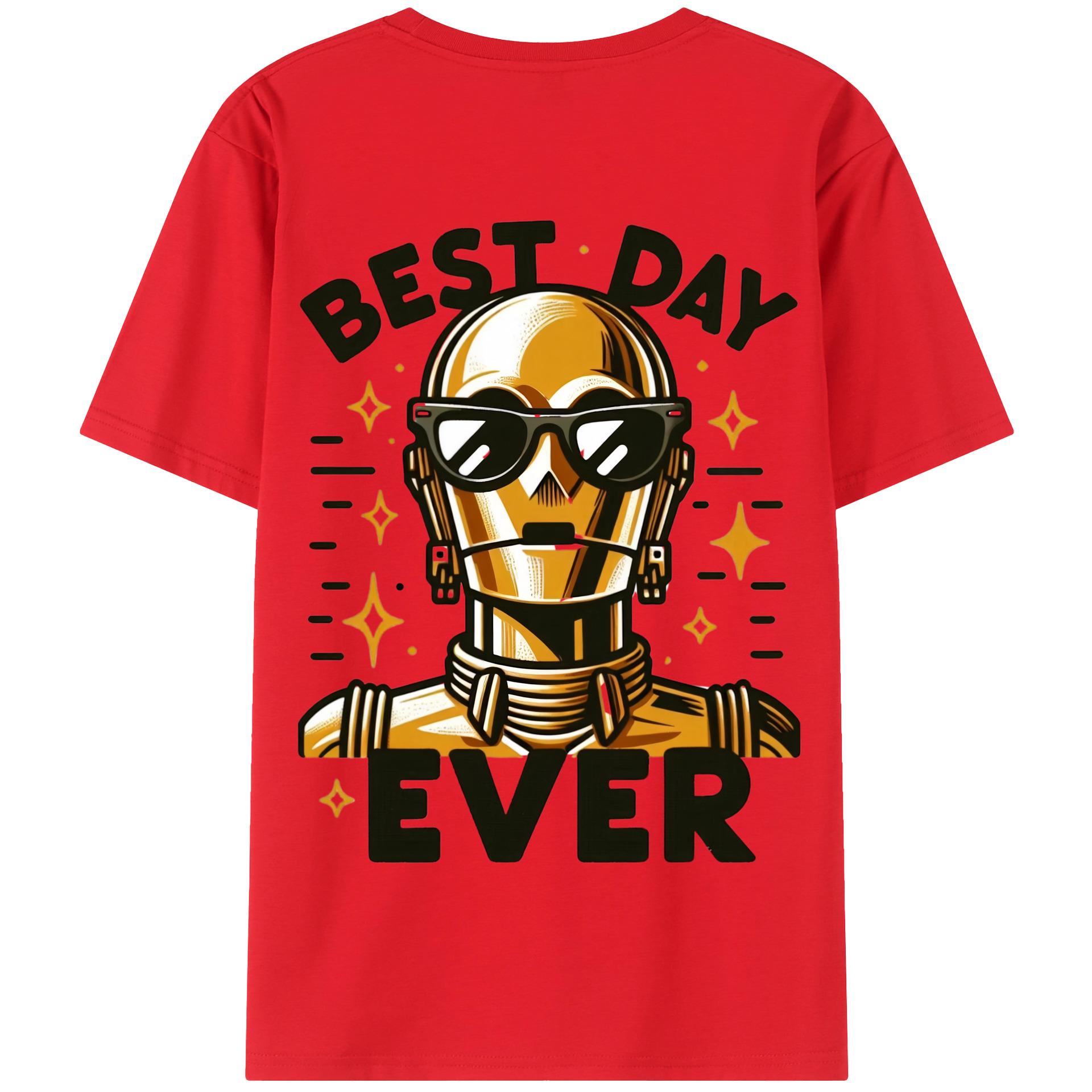 （画像用） スター・ウォーズ Star Wars 綿100％半袖Tシャツ（背面プリント）