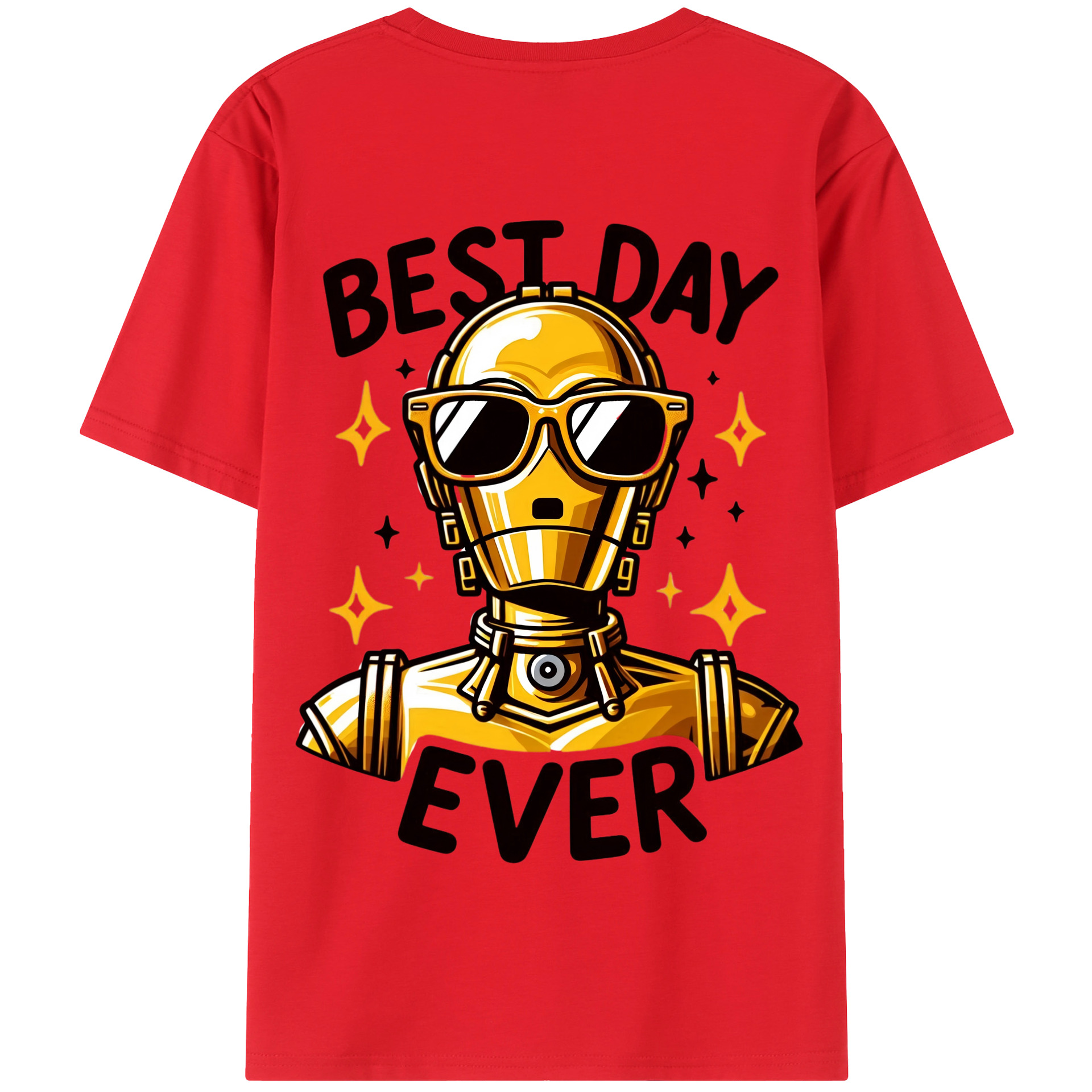 （画像用） スター・ウォーズ Star Wars 綿100％半袖Tシャツ（背面プリント）