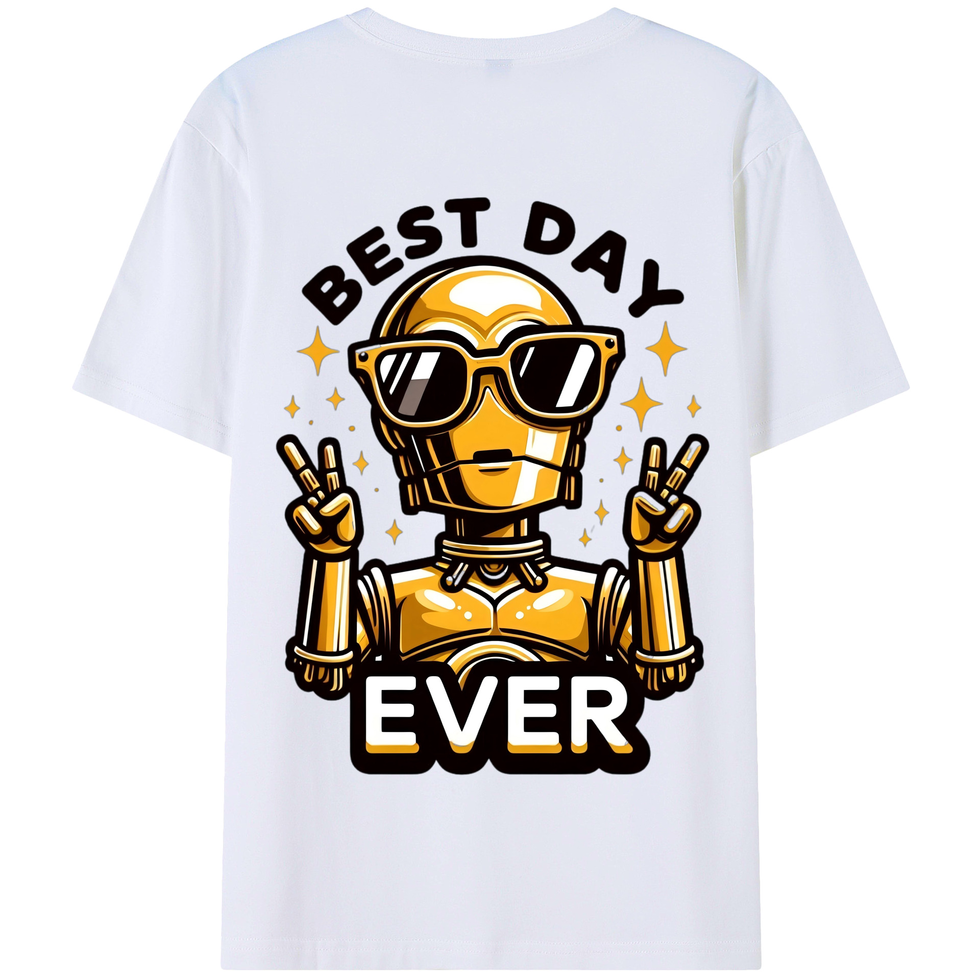（画像用） スター・ウォーズ Star Wars 綿100％半袖Tシャツ（背面プリント）