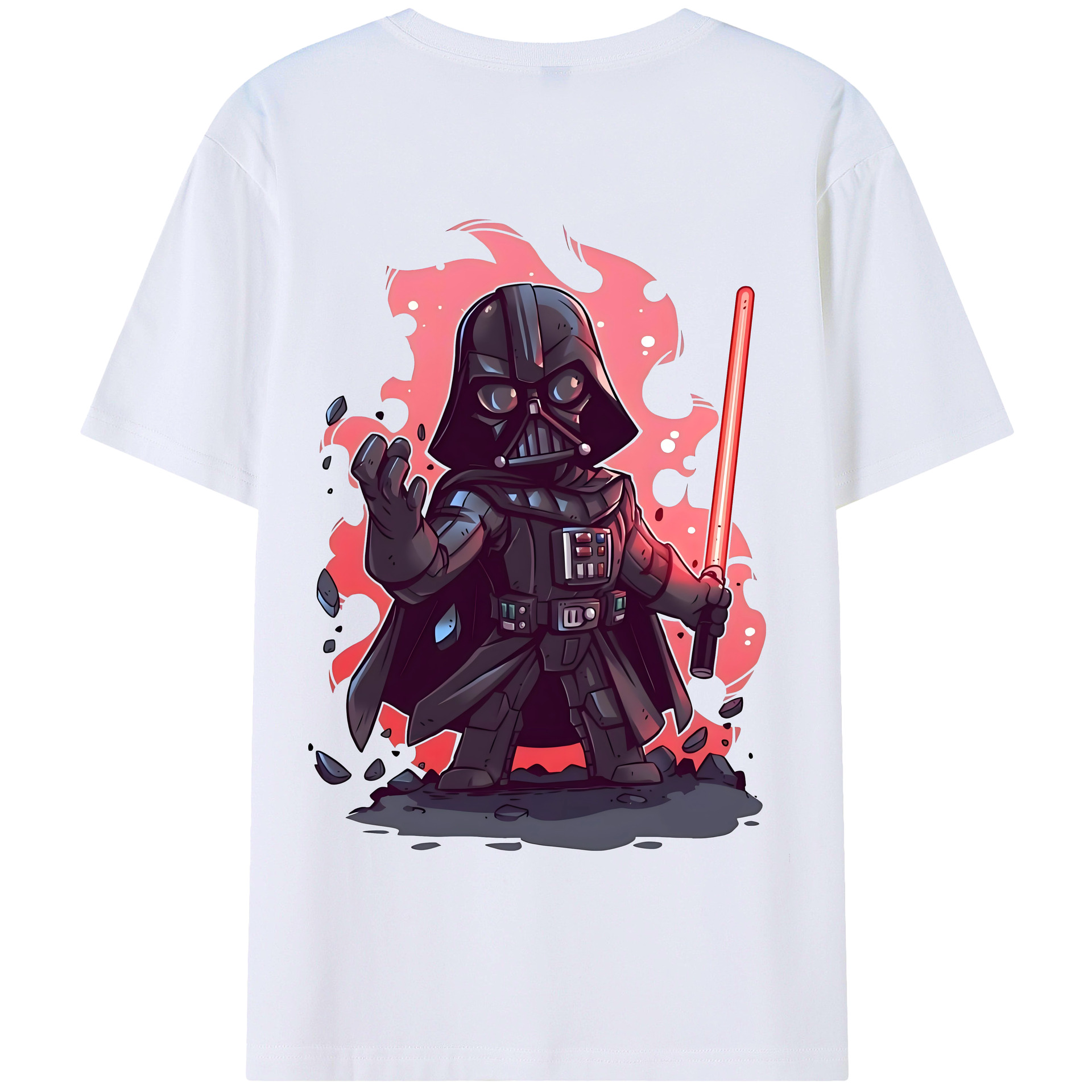 （画像用） スター・ウォーズ Star Wars 綿100％半袖Tシャツ（背面プリント）