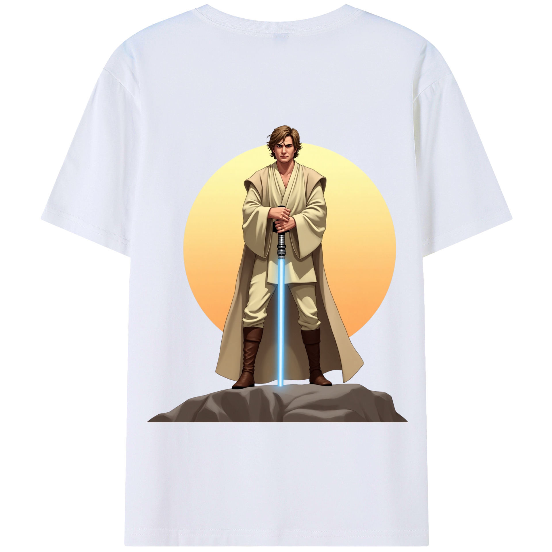 （画像用） スター・ウォーズ Star Wars 綿100％半袖Tシャツ（背面プリント）