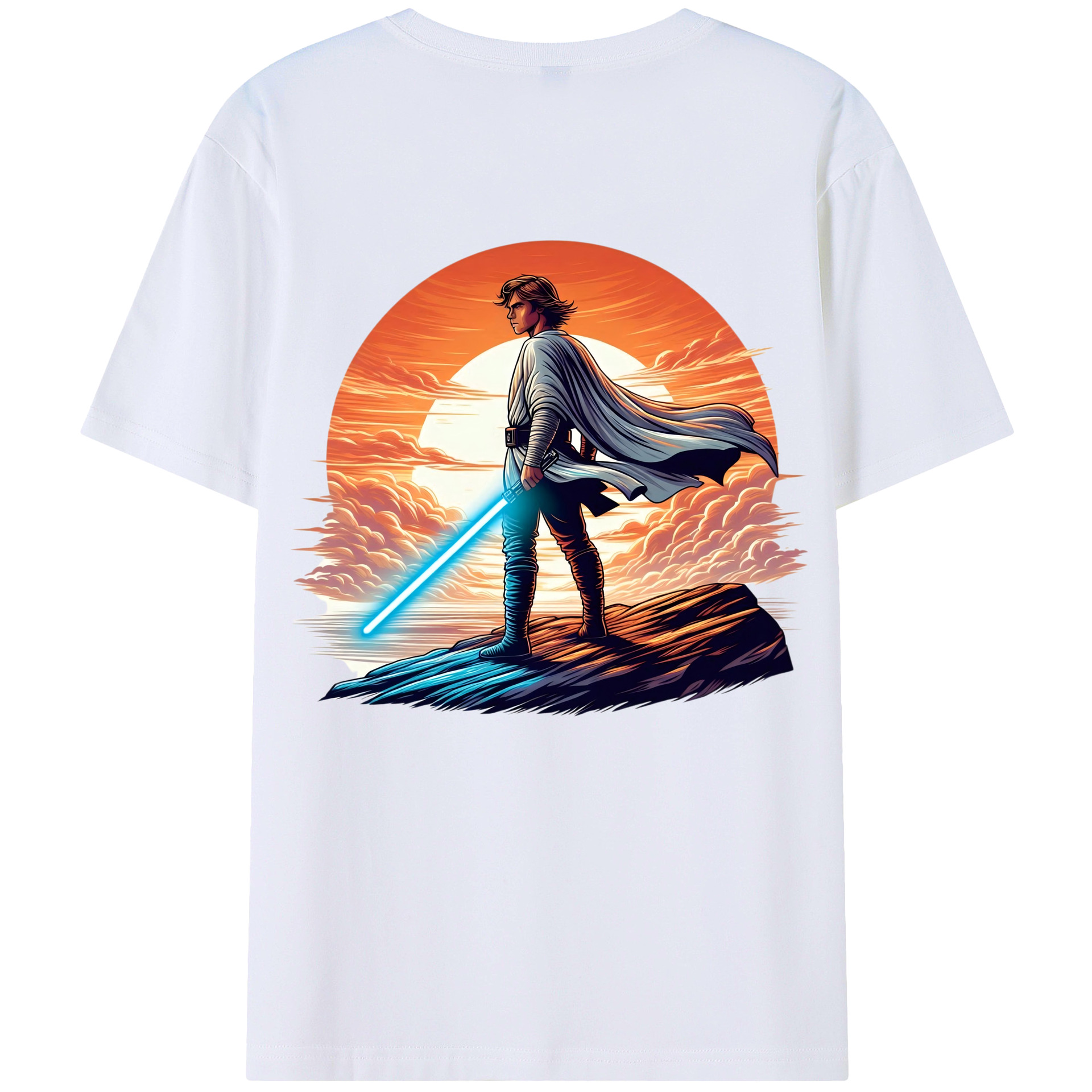 （画像用） スター・ウォーズ Star Wars 綿100％半袖Tシャツ（背面プリント）