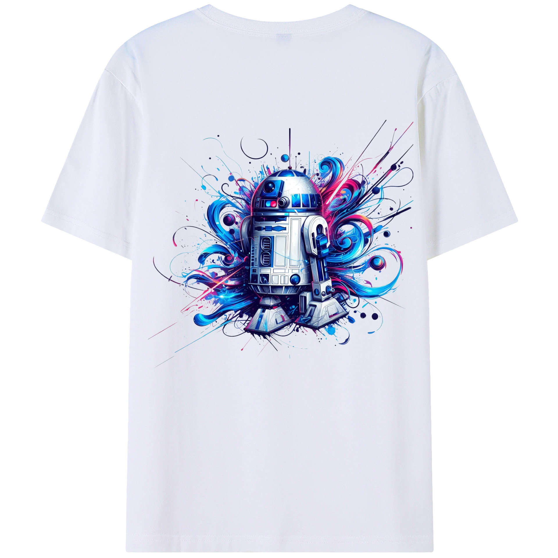 （画像用） スター・ウォーズ Star Wars 綿100％半袖Tシャツ（背面プリント）