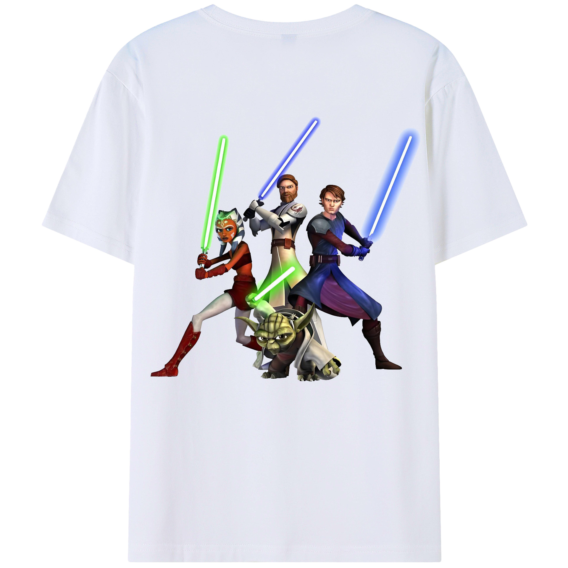 （画像用） スター・ウォーズ Star Wars 綿100％半袖Tシャツ（背面プリント）