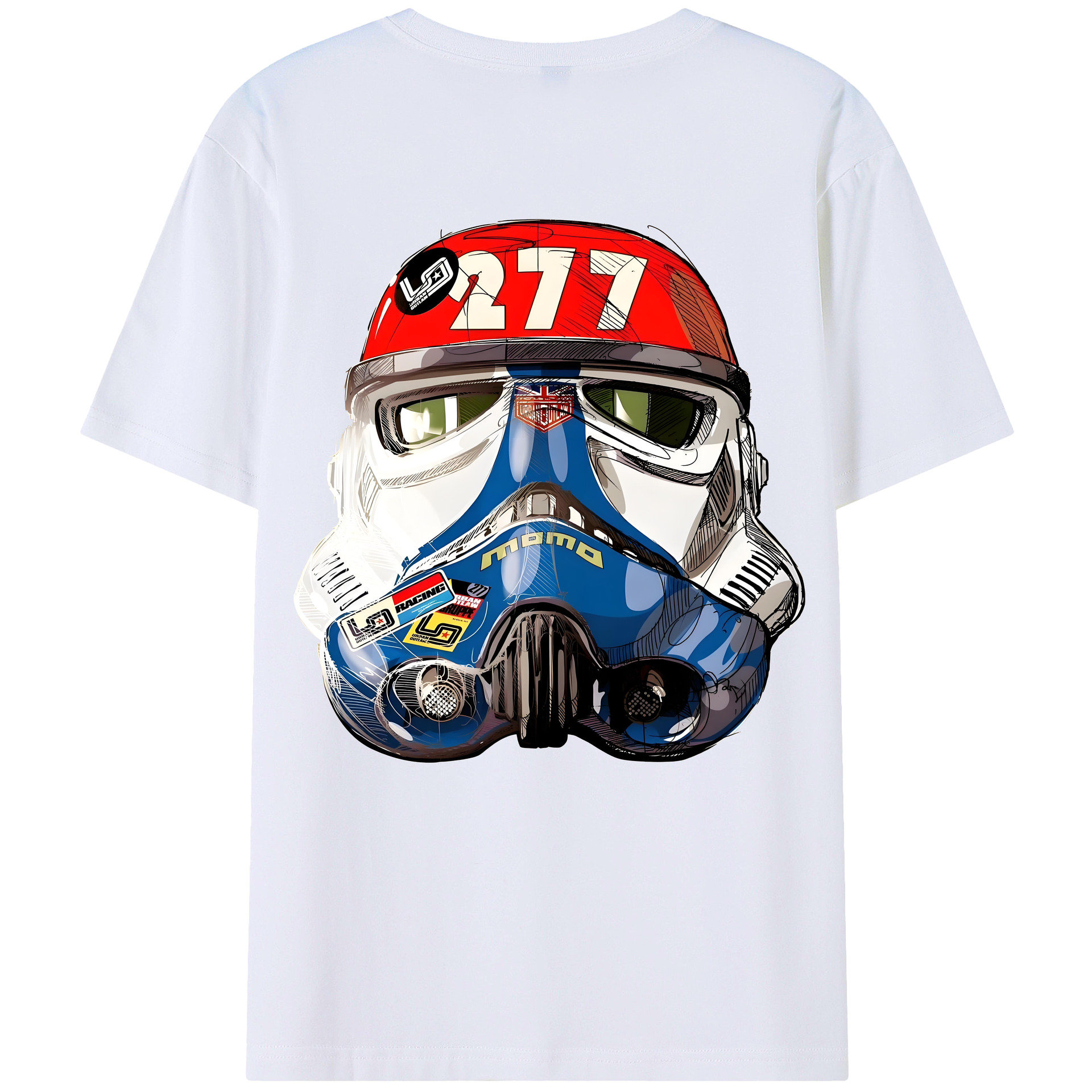 （画像用） スター・ウォーズ Star Wars 綿100％半袖Tシャツ（背面プリント）