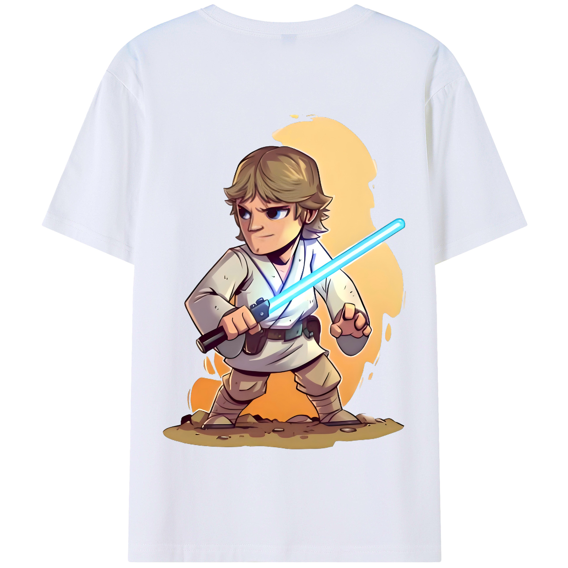 （画像用） スター・ウォーズ Star Wars 綿100％半袖Tシャツ（背面プリント）