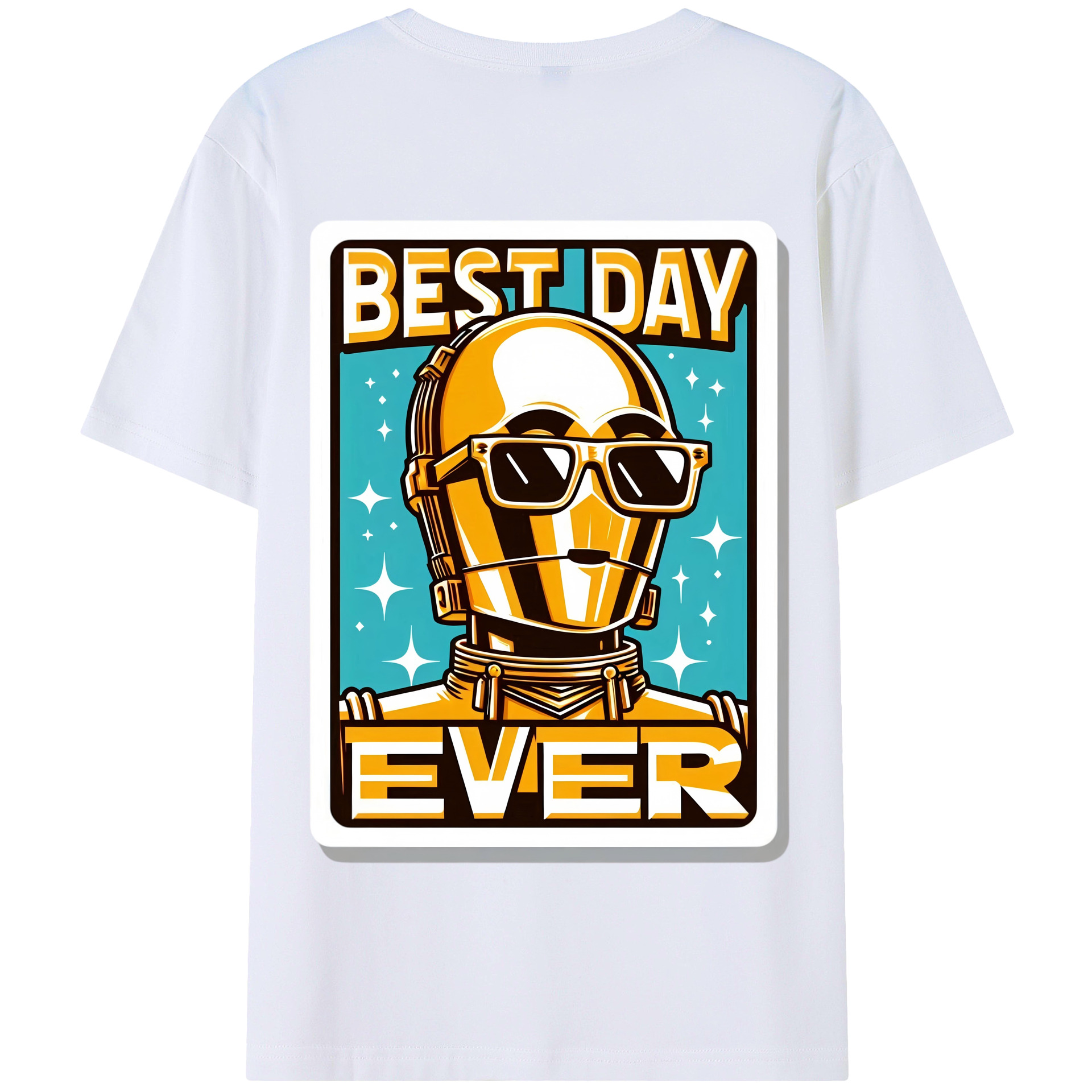 （画像用） スター・ウォーズ Star Wars 綿100％半袖Tシャツ（背面プリント）