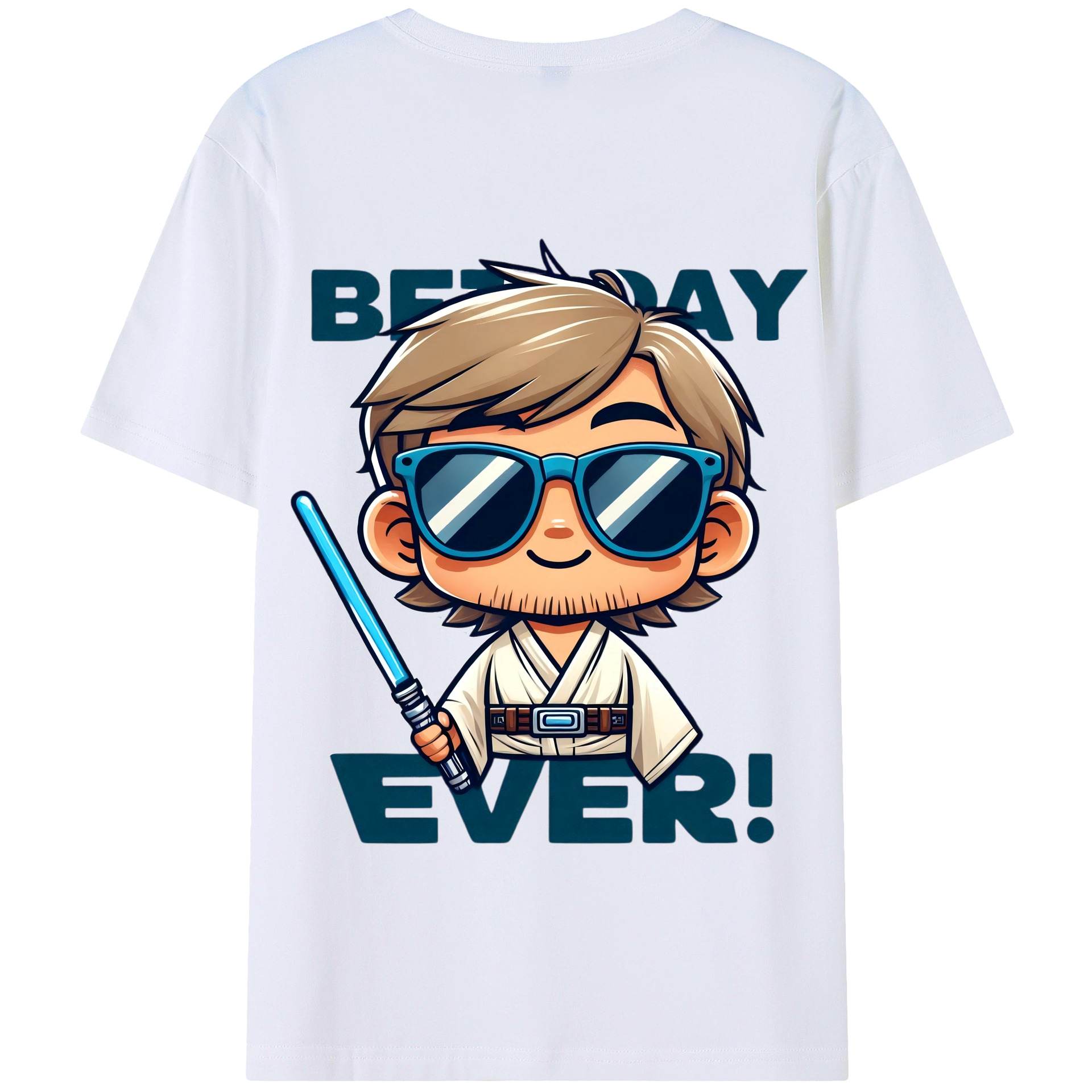 （画像用） スター・ウォーズ Star Wars 綿100％半袖Tシャツ（背面プリント）