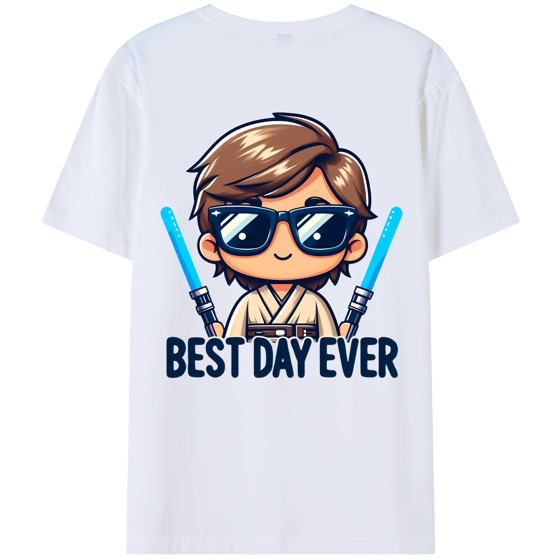 （画像用） スター・ウォーズ Star Wars 綿100％半袖Tシャツ（背面プリント）