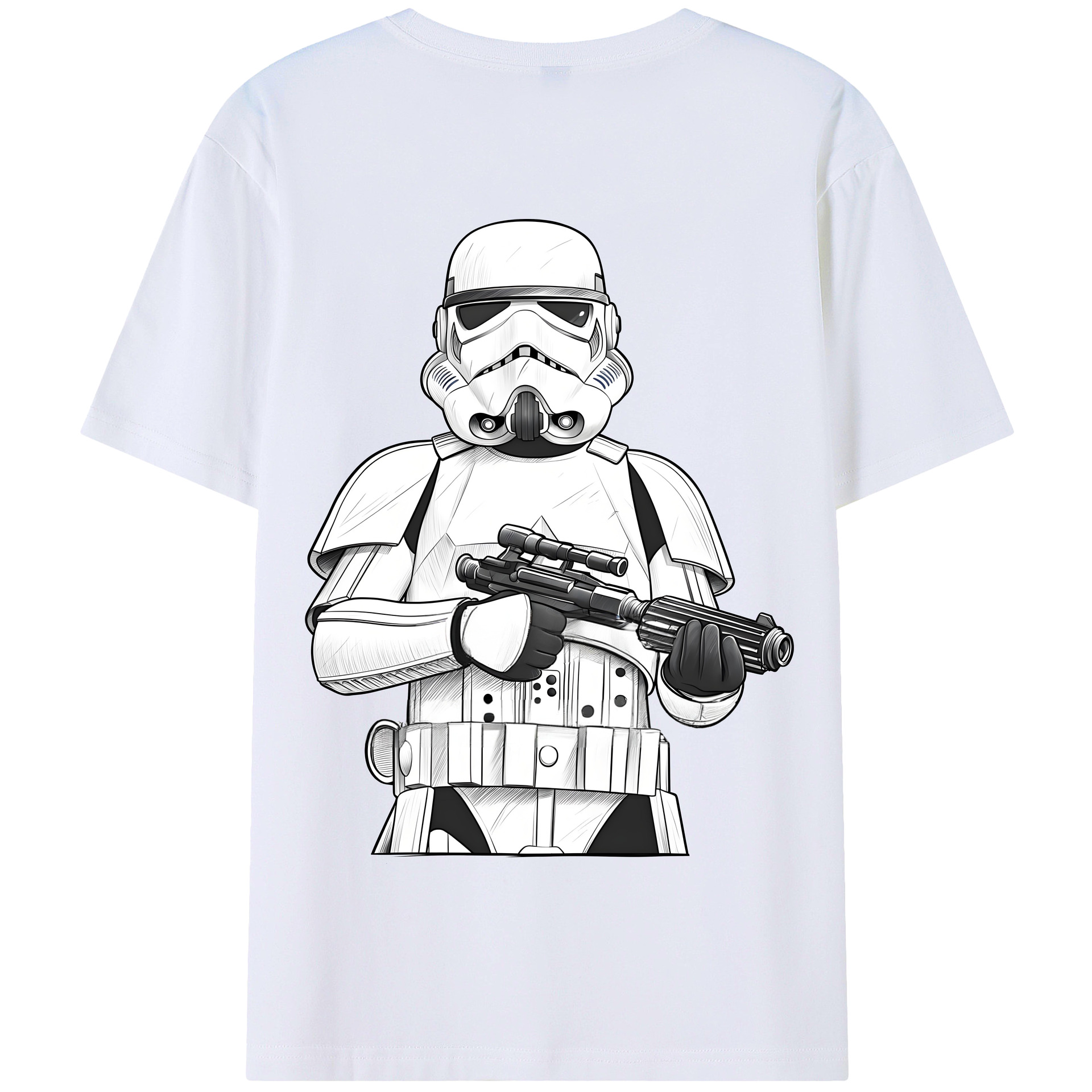 （画像用） スター・ウォーズ Star Wars 綿100％半袖Tシャツ（背面プリント）