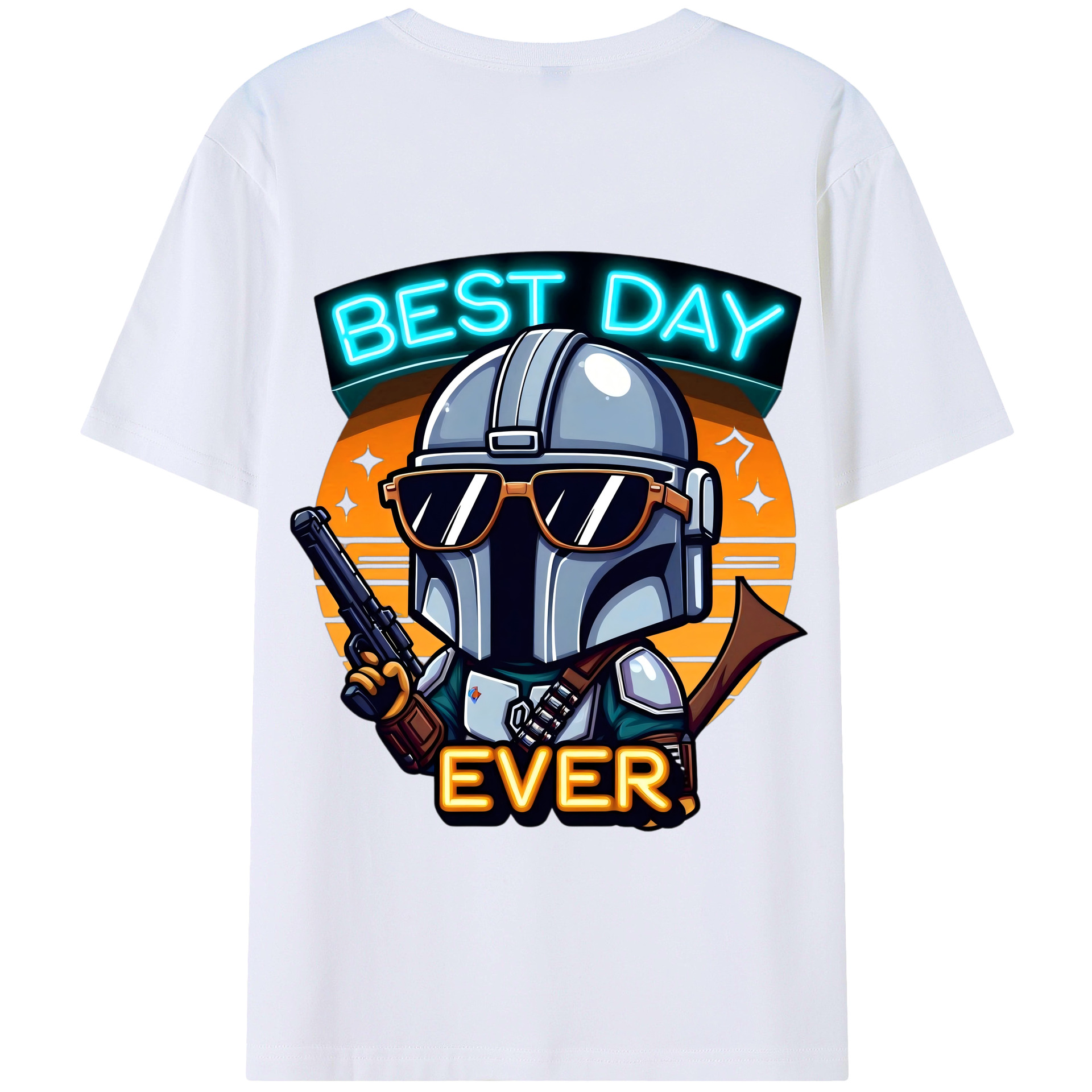 （画像用） スター・ウォーズ Star Wars 綿100％半袖Tシャツ（背面プリント）
