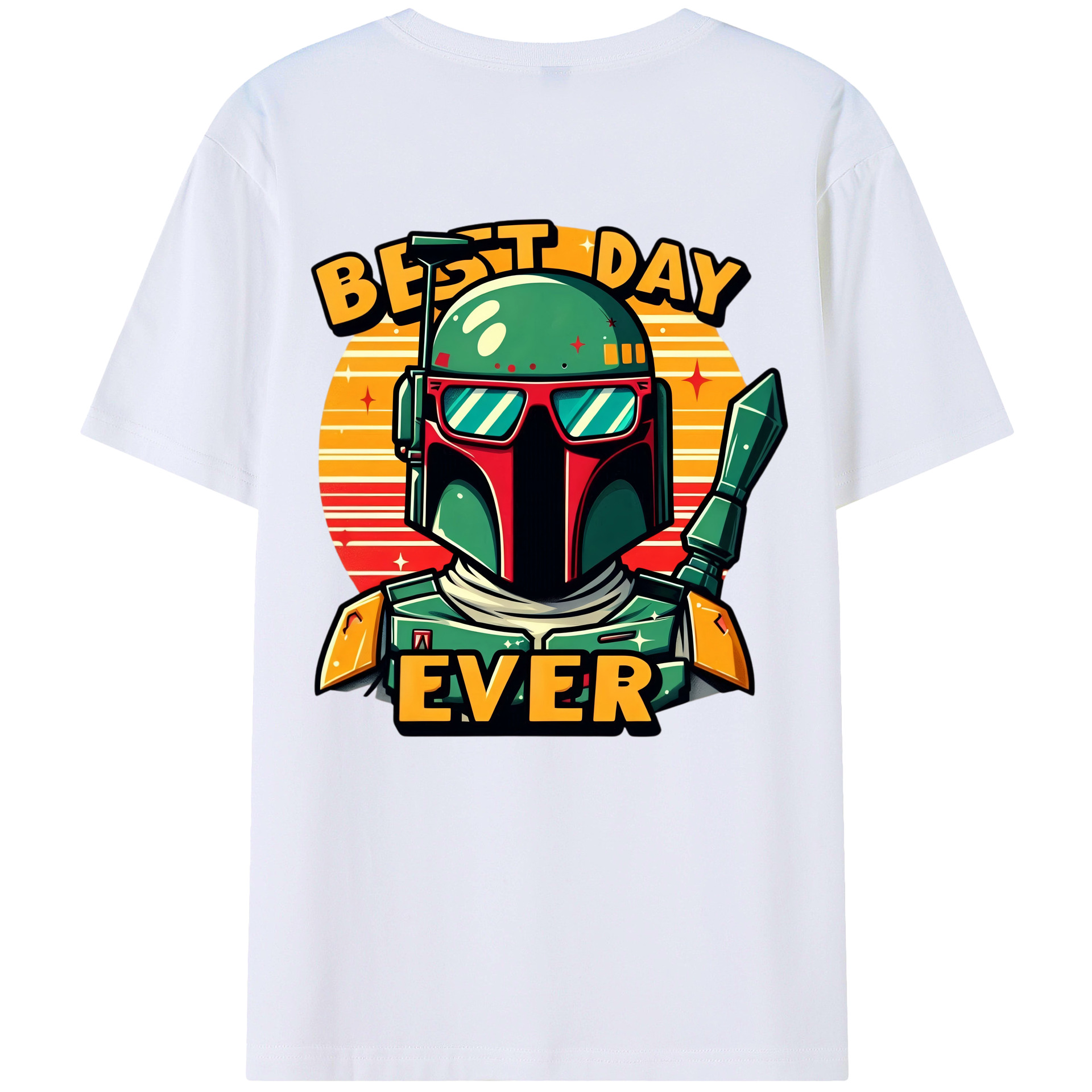 （画像用） スター・ウォーズ Star Wars 綿100％半袖Tシャツ（背面プリント）