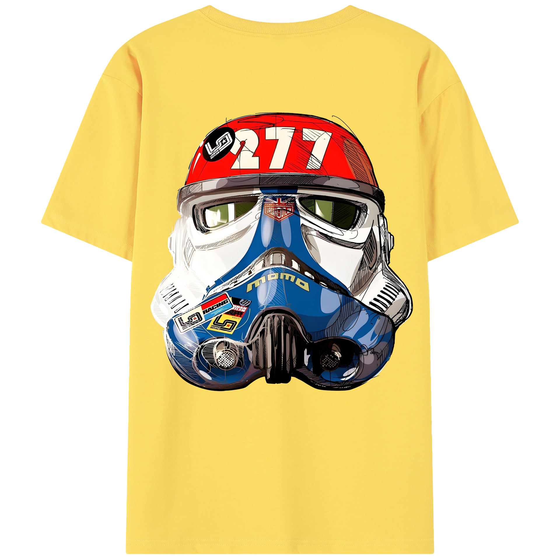 （画像用） スター・ウォーズ Star Wars 綿100％半袖Tシャツ（背面プリント）