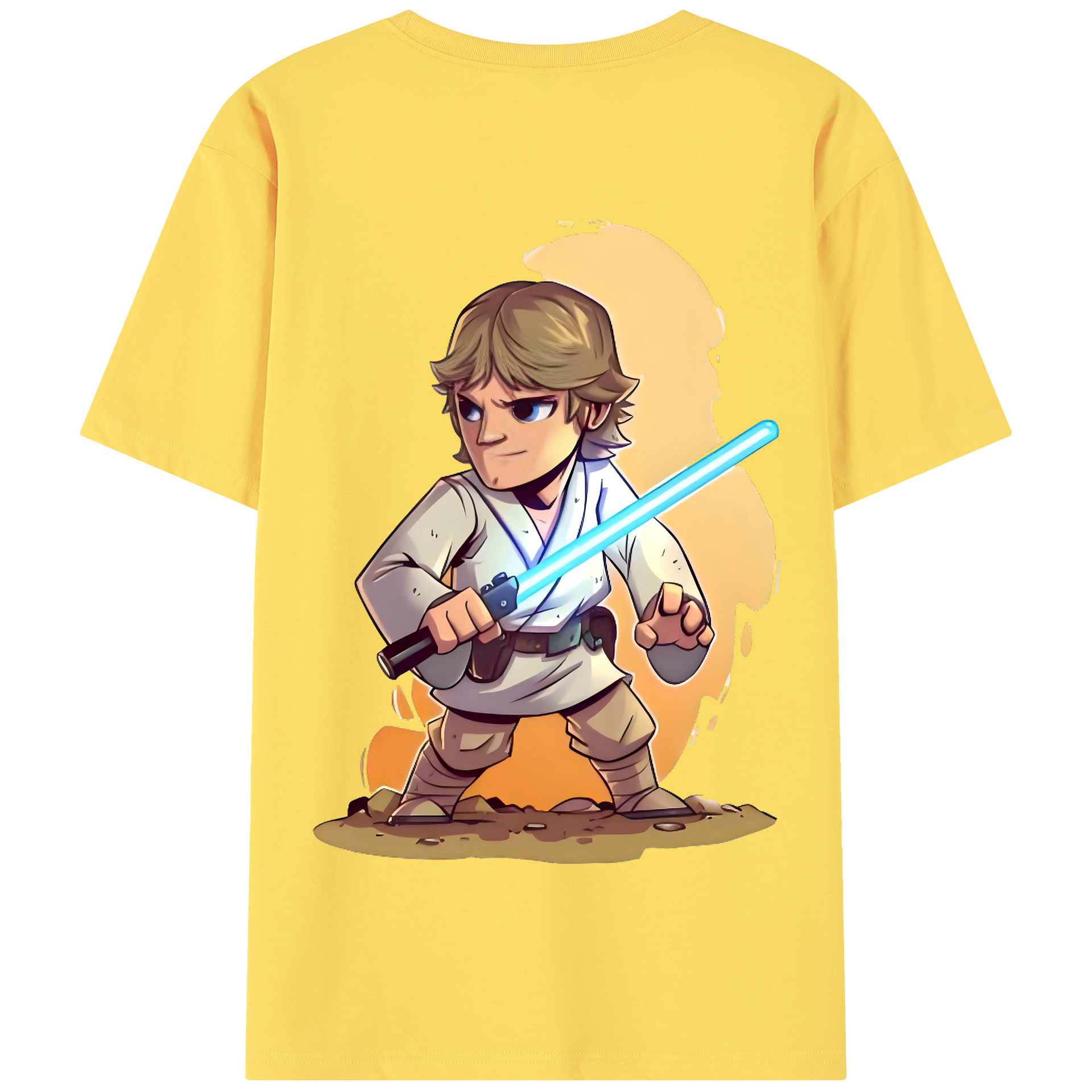 （画像用） スター・ウォーズ Star Wars 綿100％半袖Tシャツ（背面プリント）