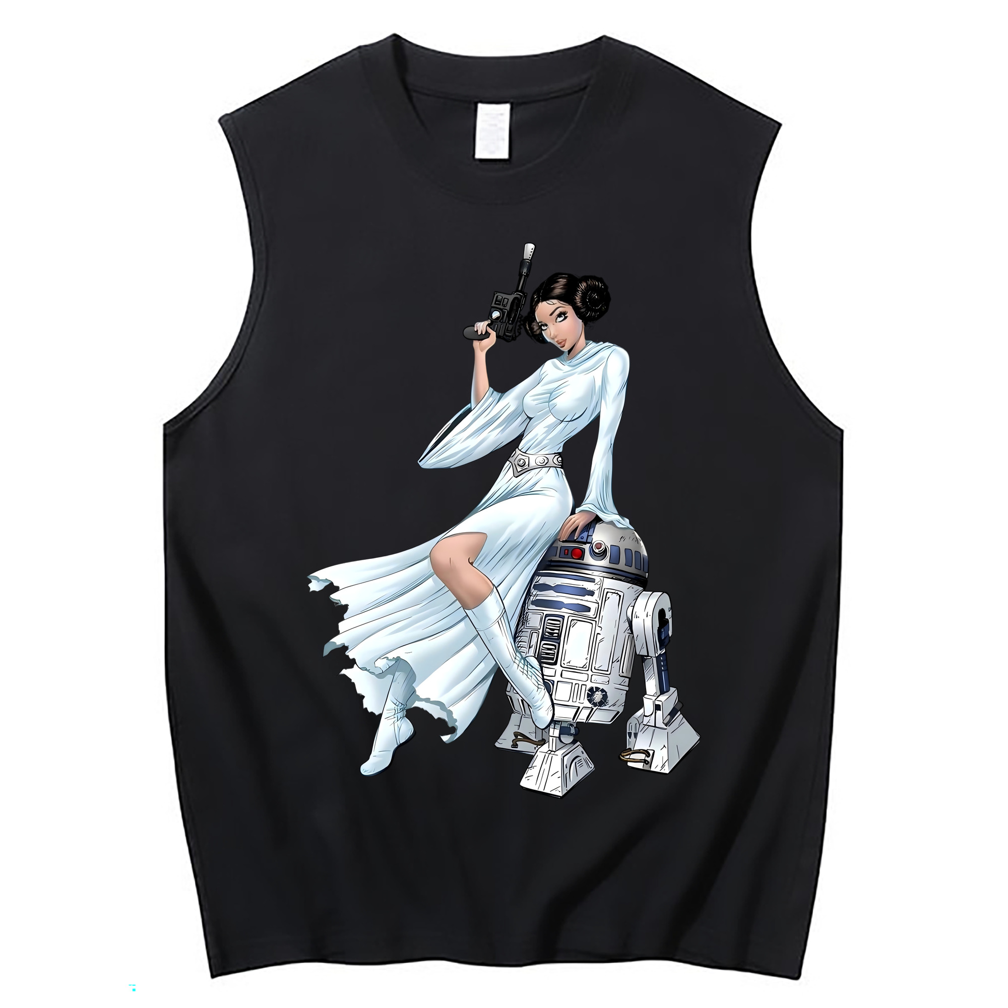 （画像用） スター・ウォーズ Star Wars コットン100％タンクトップ（フロントプリント）