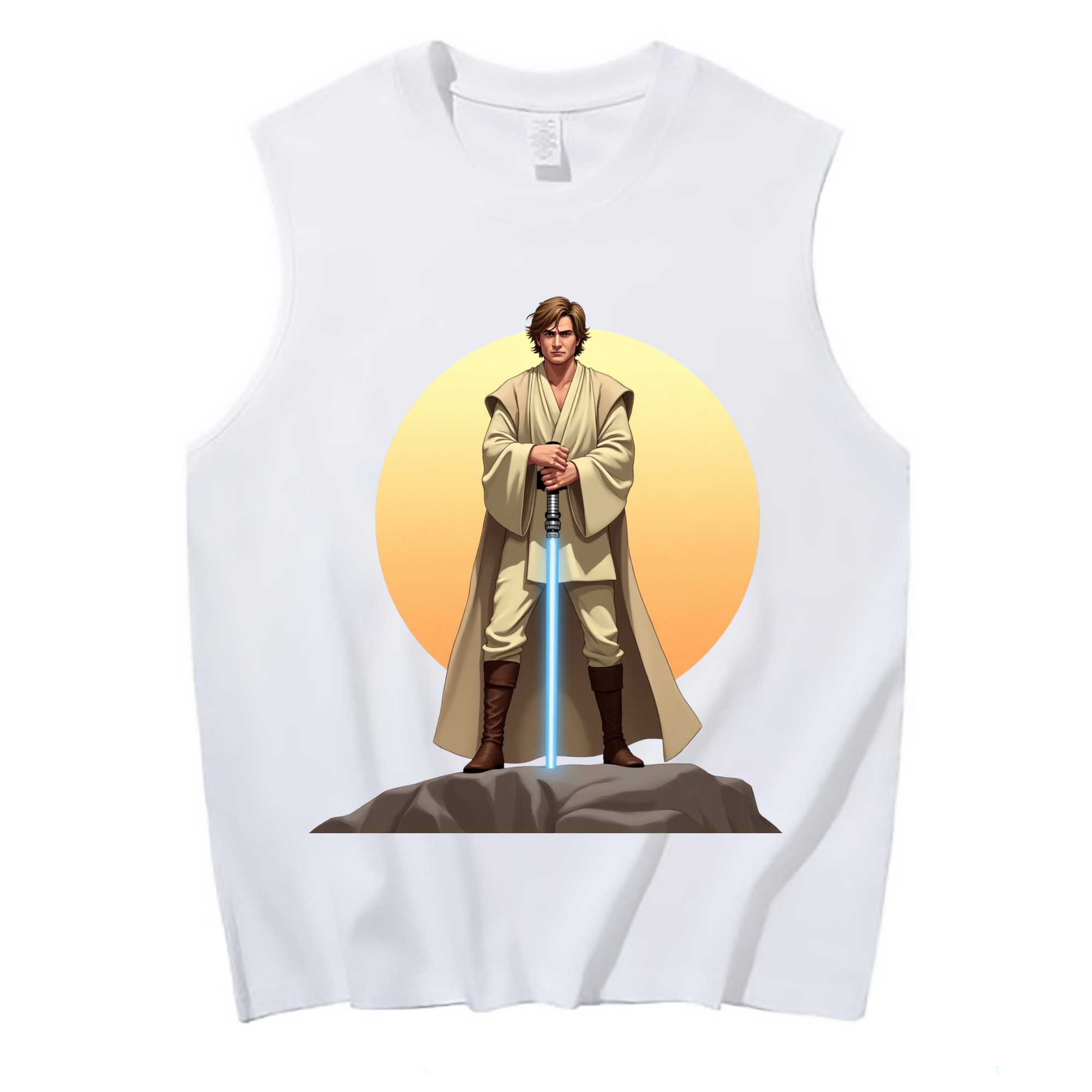 （画像用） スター・ウォーズ Star Wars コットン100％タンクトップ（フロントプリント）