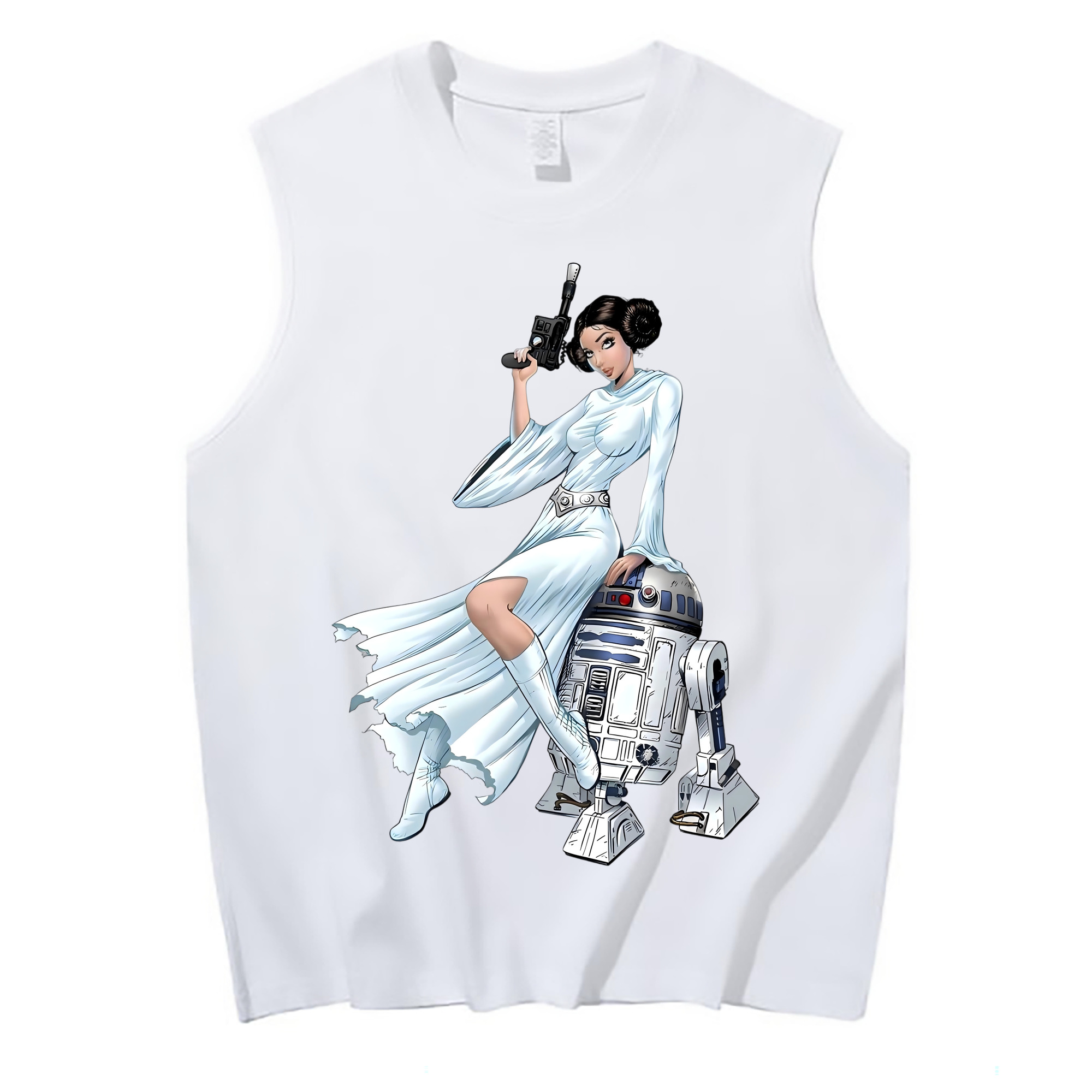 （画像用） スター・ウォーズ Star Wars コットン100％タンクトップ（フロントプリント）