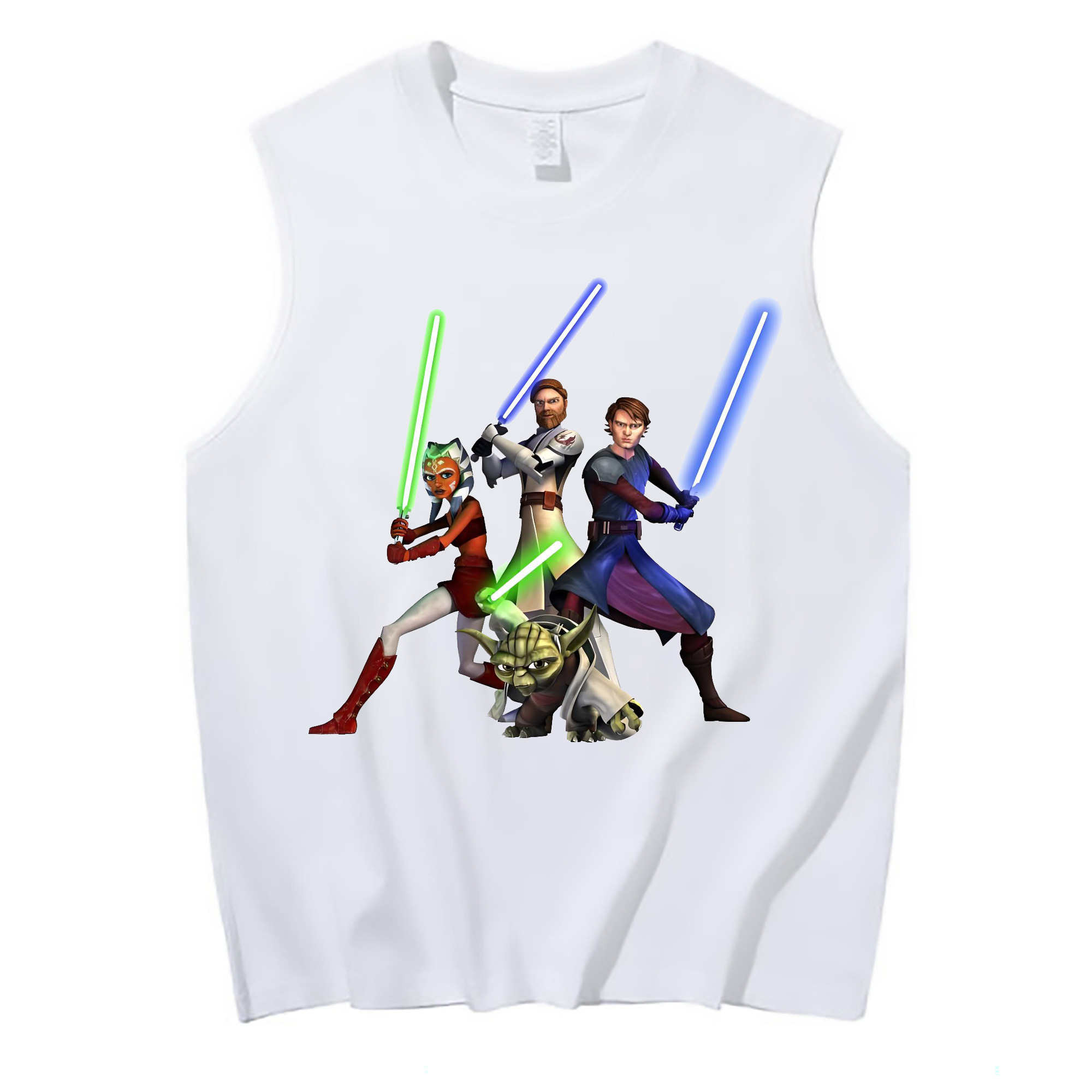 （画像用） スター・ウォーズ Star Wars コットン100％タンクトップ（フロントプリント）