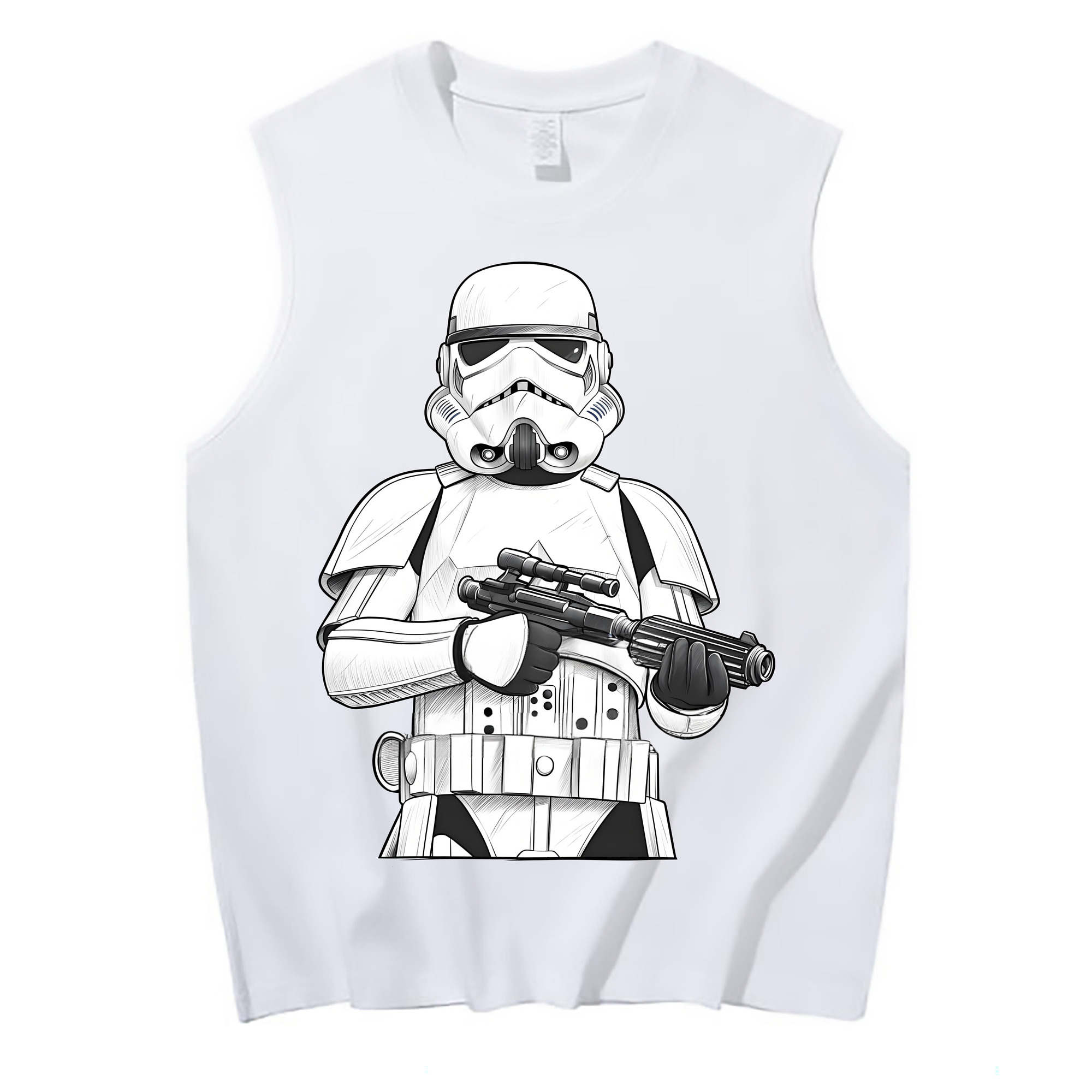 （画像用） スター・ウォーズ Star Wars コットン100％タンクトップ（フロントプリント）