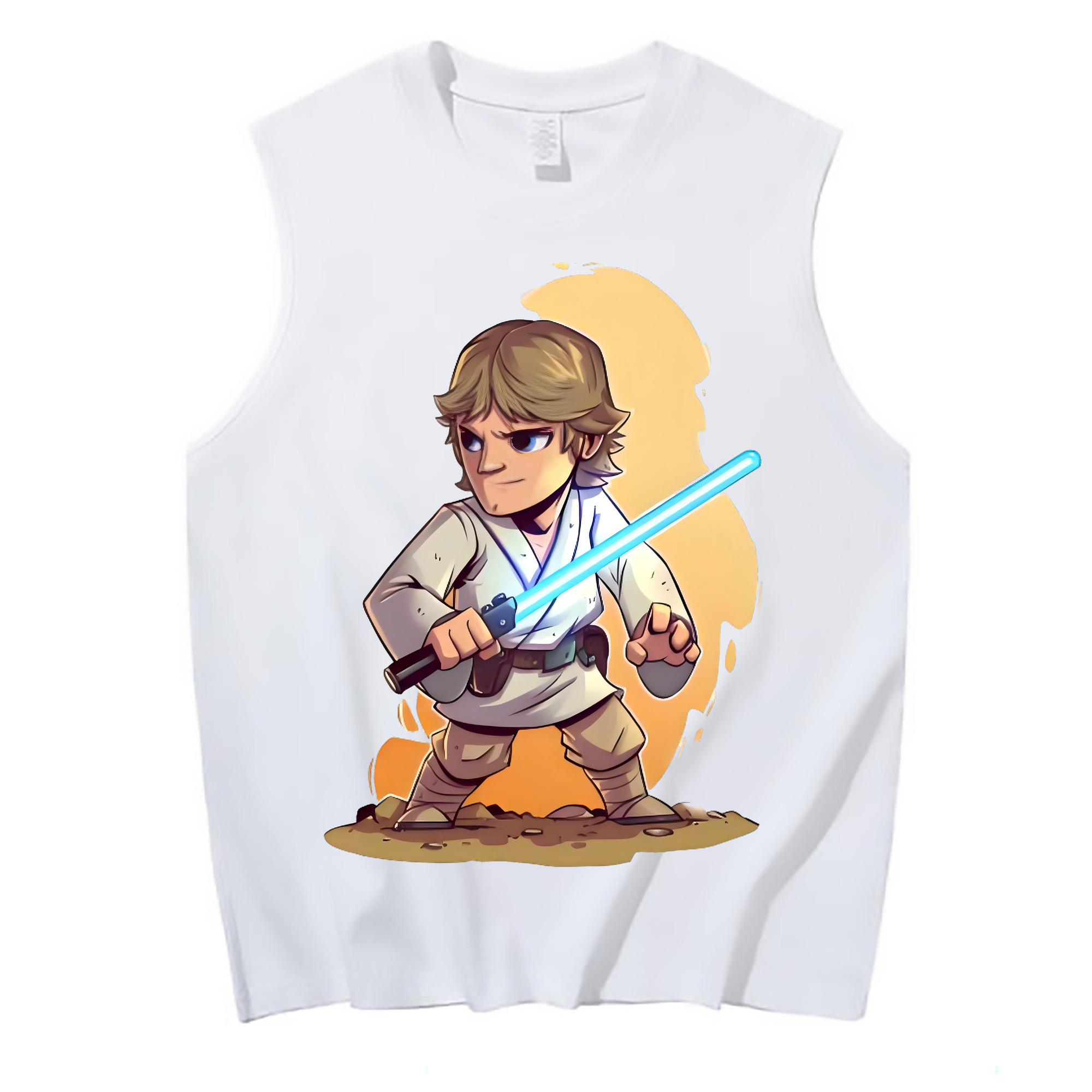 （画像用） スター・ウォーズ Star Wars コットン100％タンクトップ（フロントプリント）