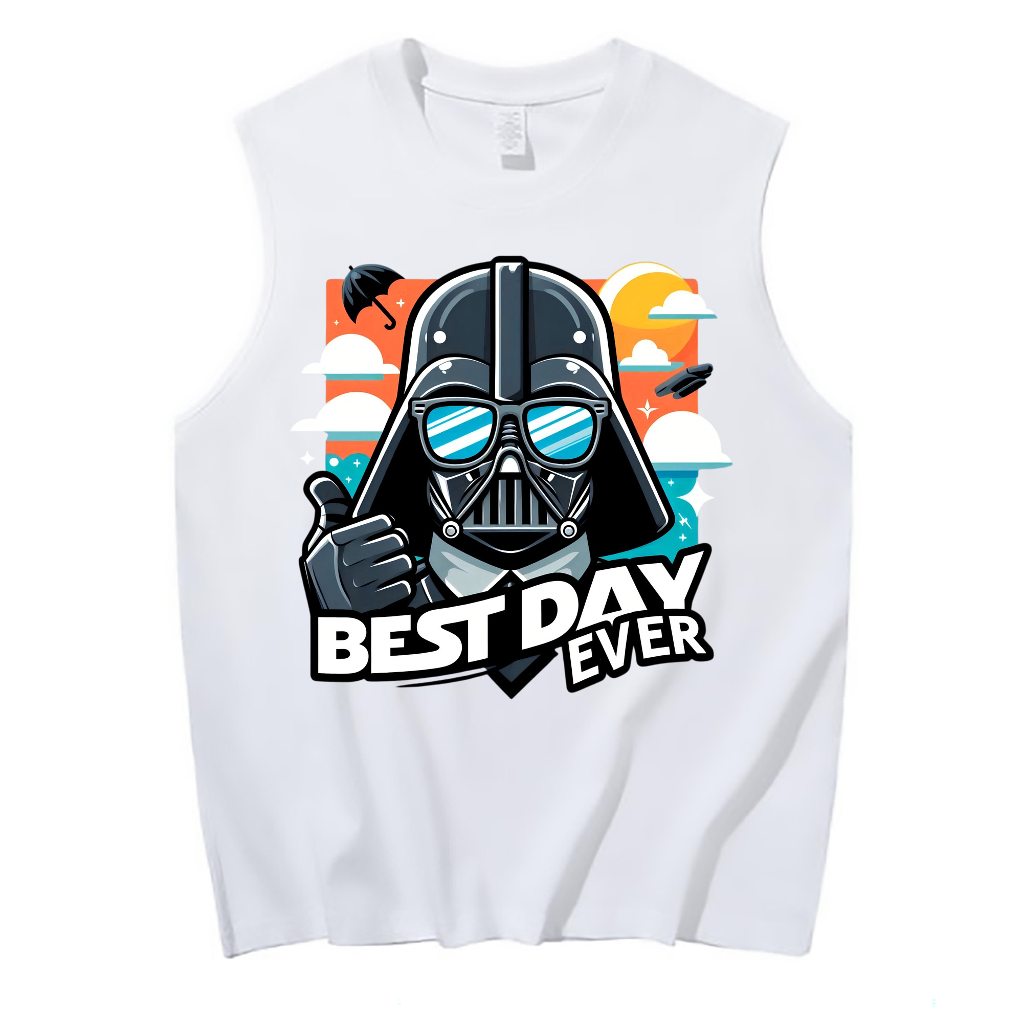 （画像用） スター・ウォーズ Star Wars コットン100％タンクトップ（フロントプリント）