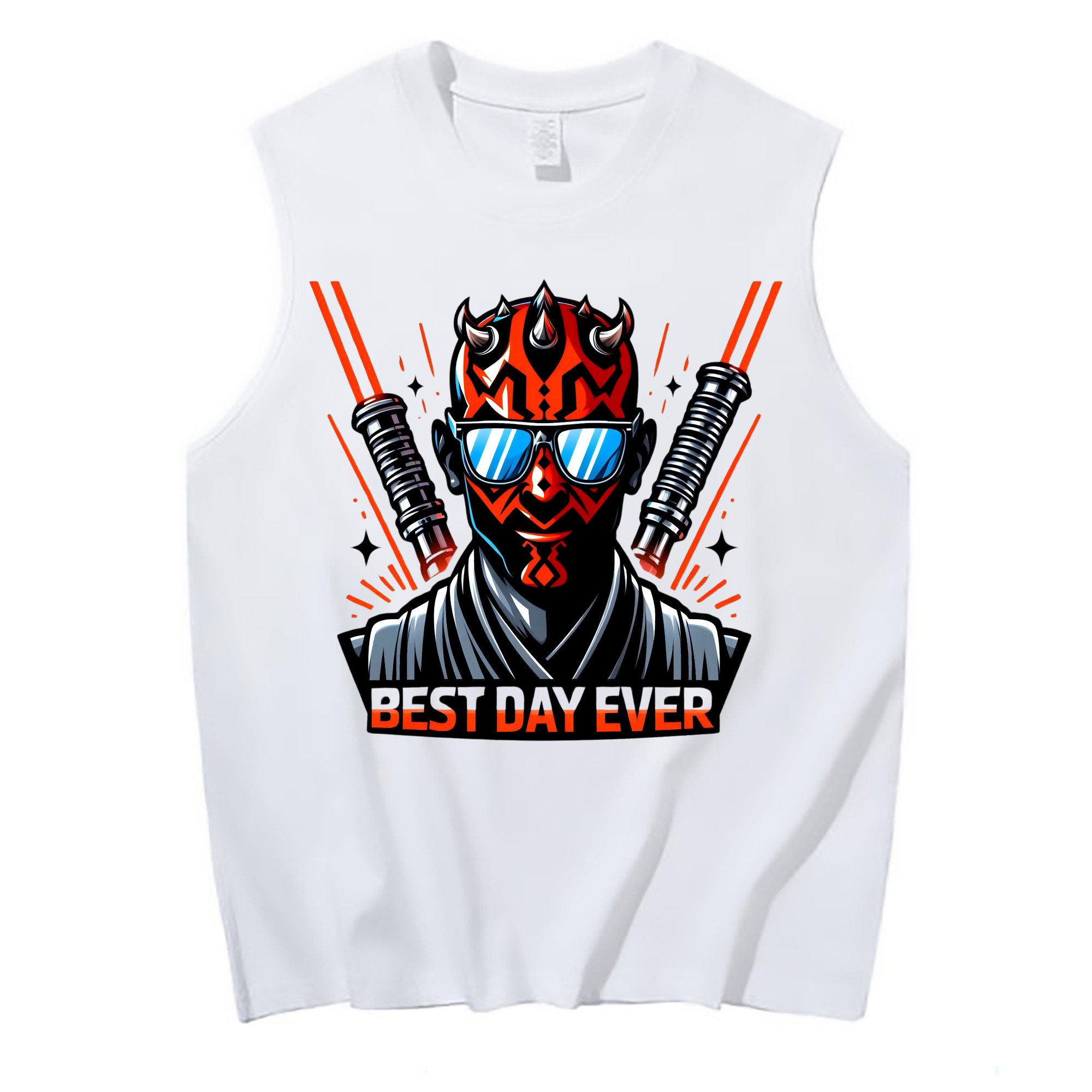 （画像用） スター・ウォーズ Star Wars コットン100％タンクトップ（フロントプリント）