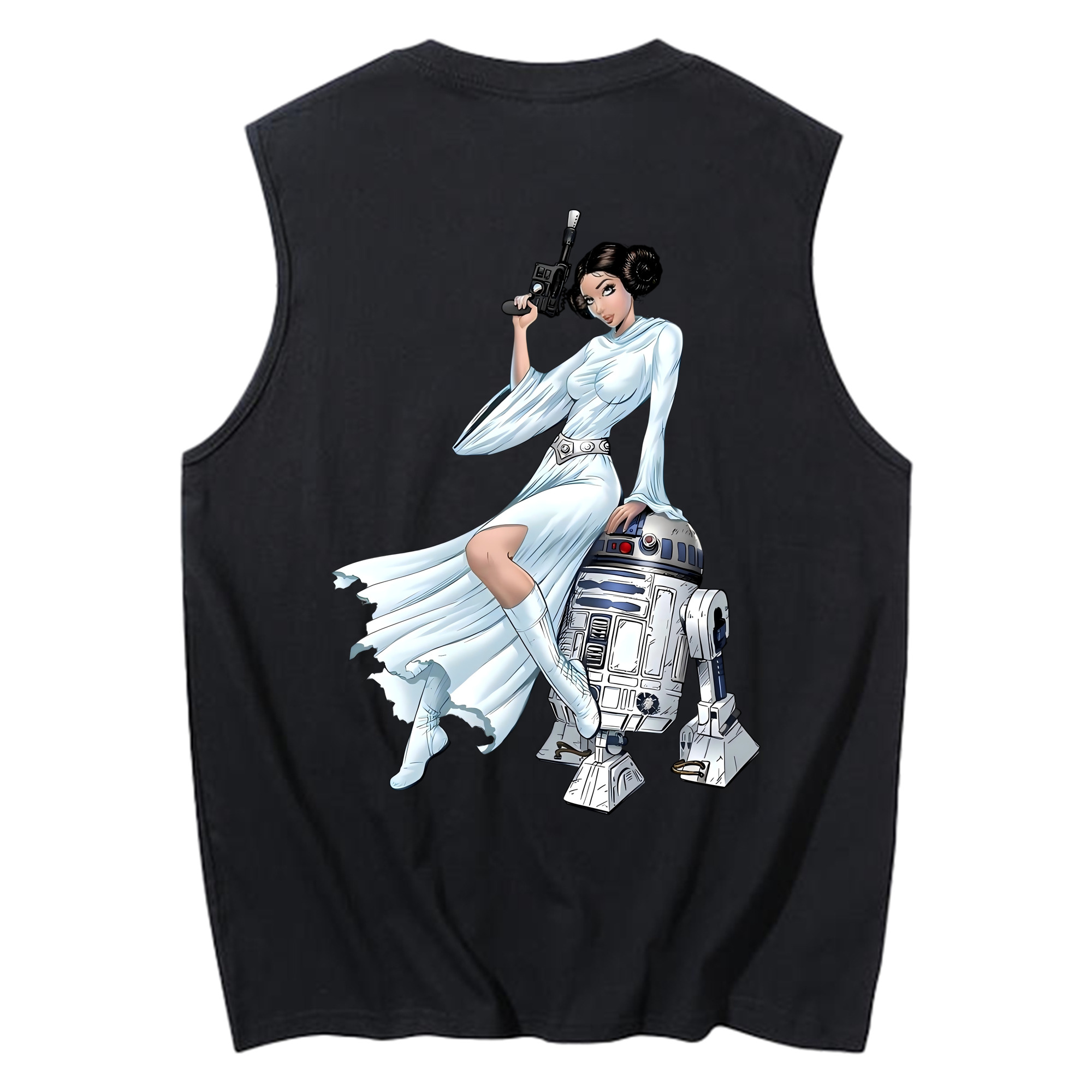 （画像用） スター・ウォーズ Star Wars コットン100％タンクトップ（背面プリント）