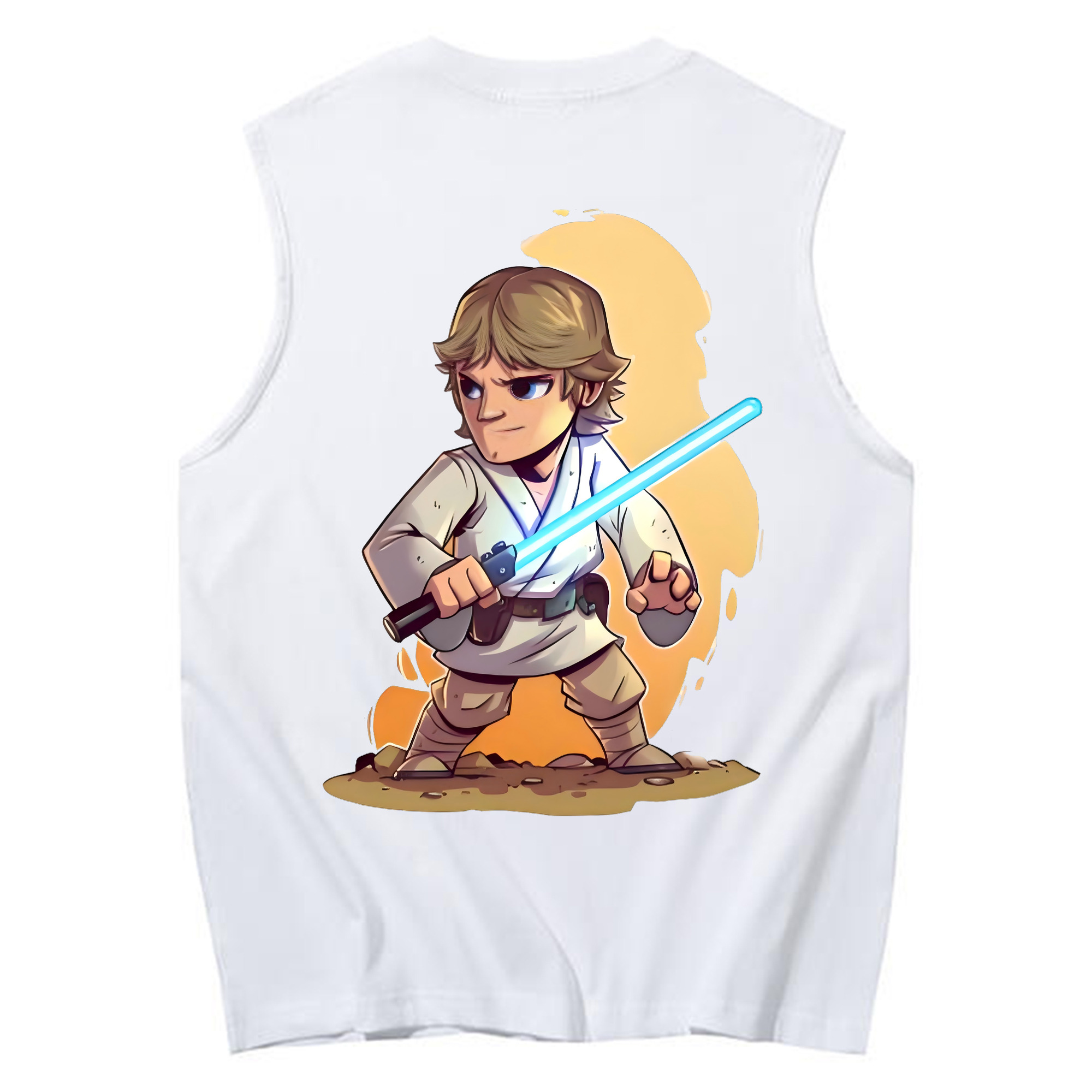 （画像用） スター・ウォーズ Star Wars コットン100％タンクトップ（背面プリント）