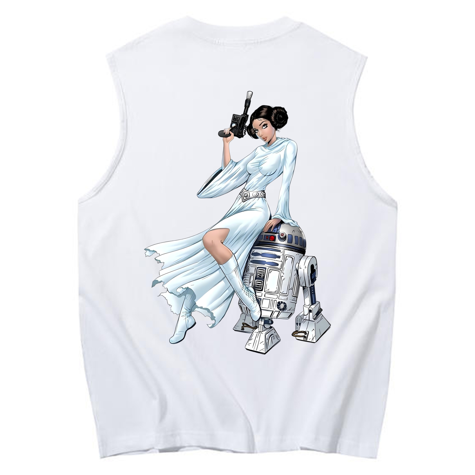（画像用） スター・ウォーズ Star Wars コットン100％タンクトップ（背面プリント）